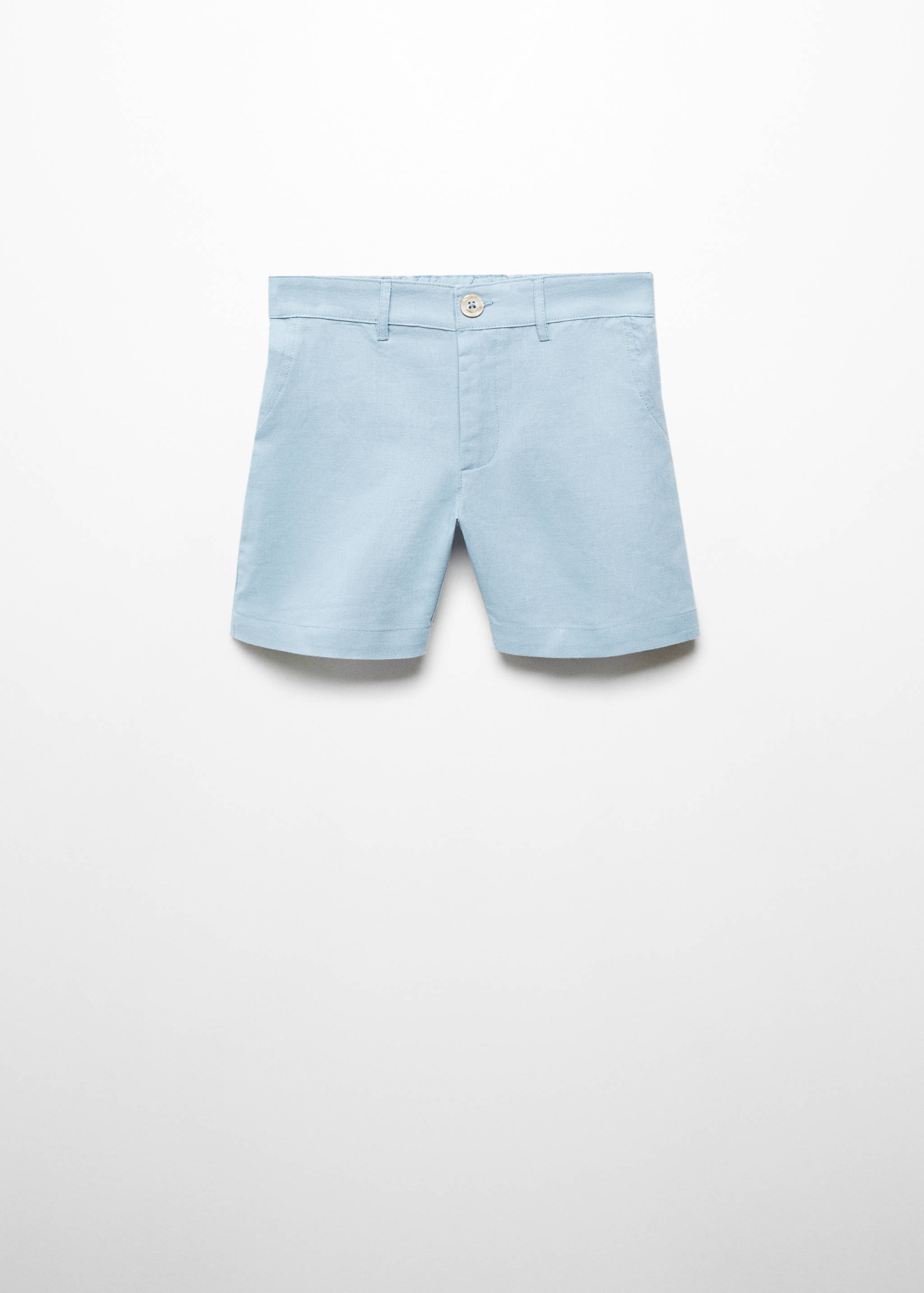 Linen-blend Bermuda shorts - Article without model