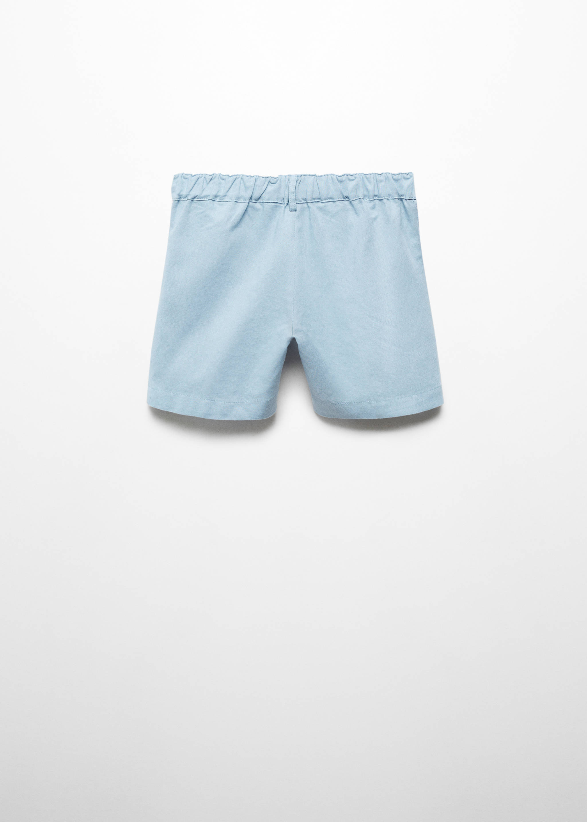 Linen-blend Bermuda shorts - Reverse of the article