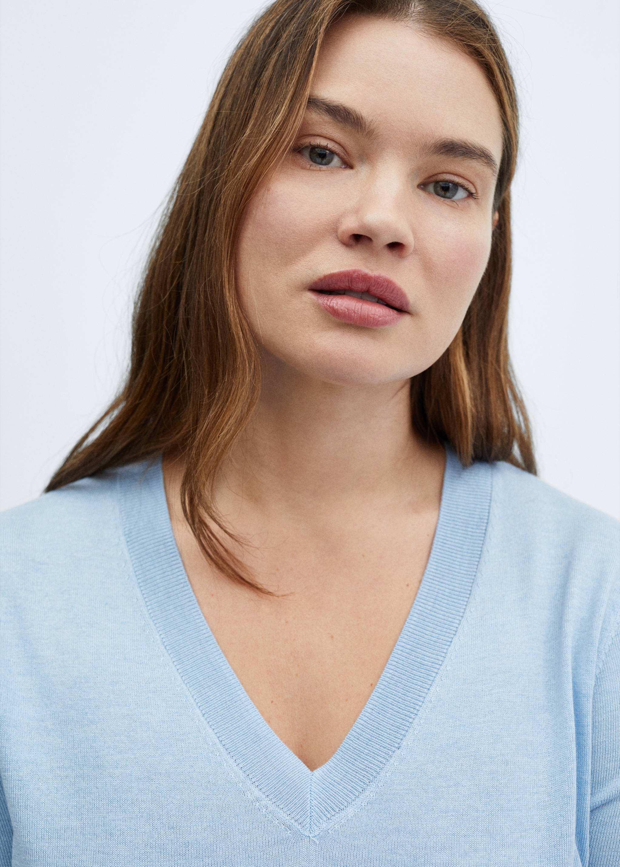 Pull-over maille col en V - Détail de l'article 4