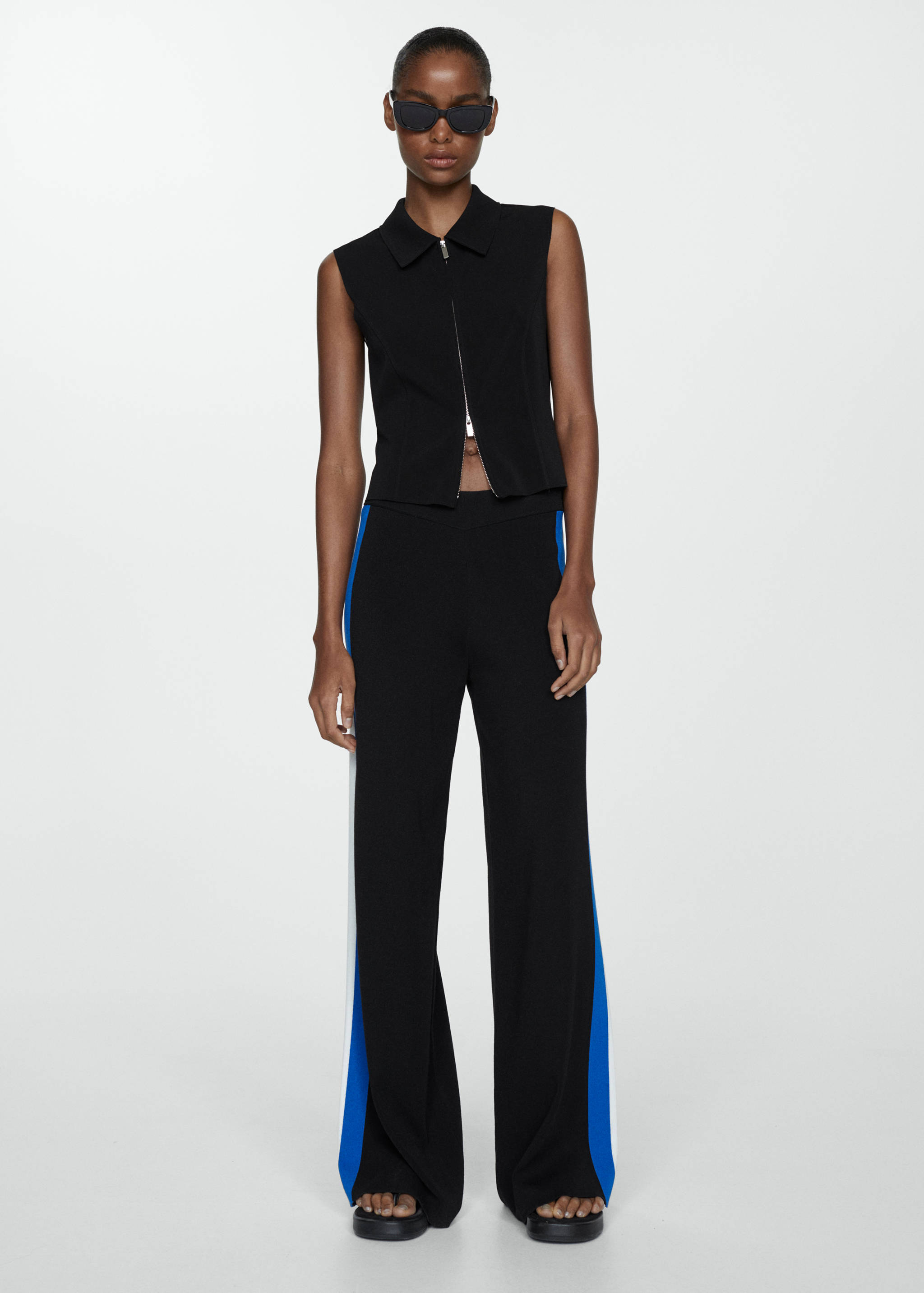 Pantalón punto recto - Plano general