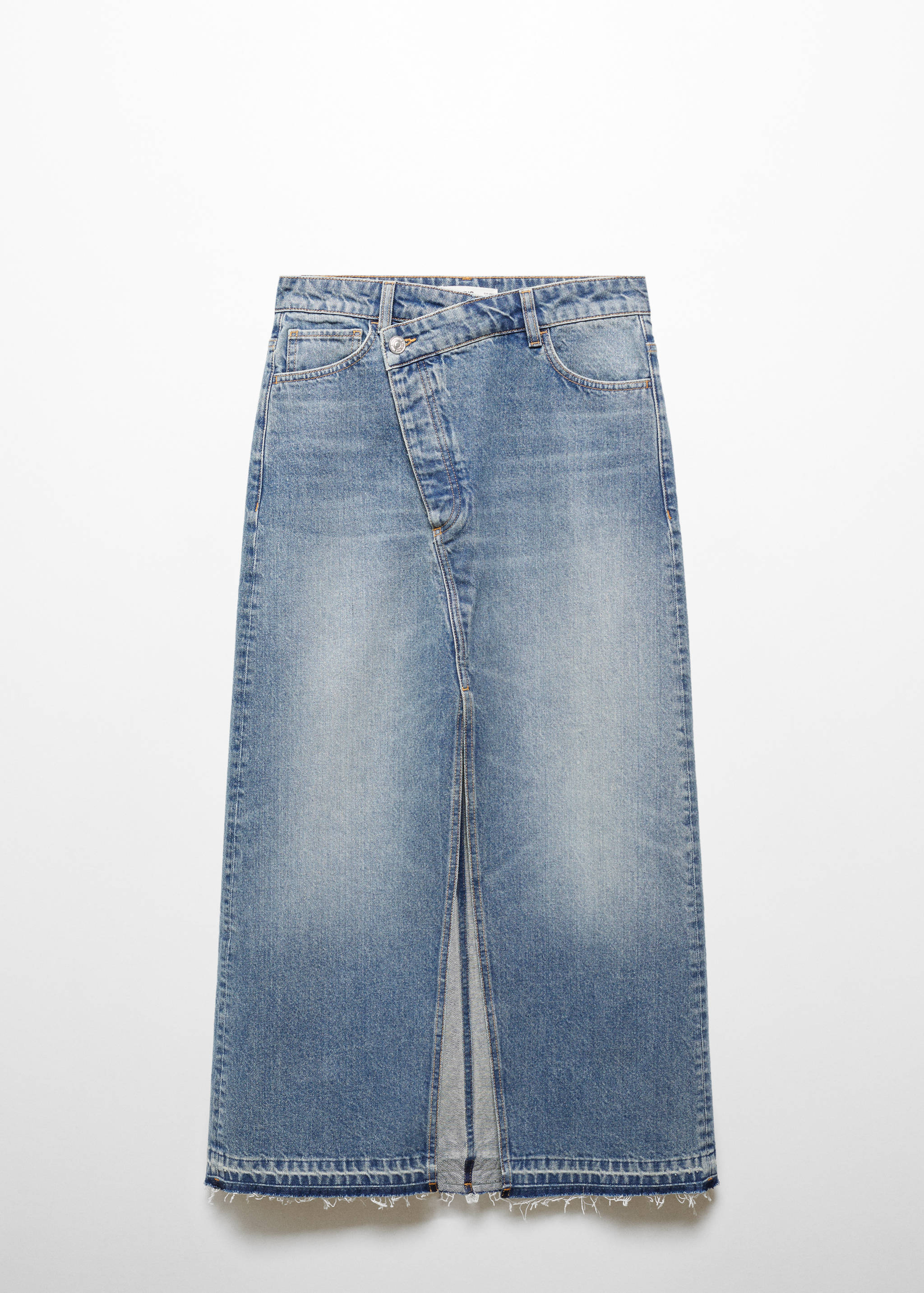 Asymmetrical denim skirt - Article without model