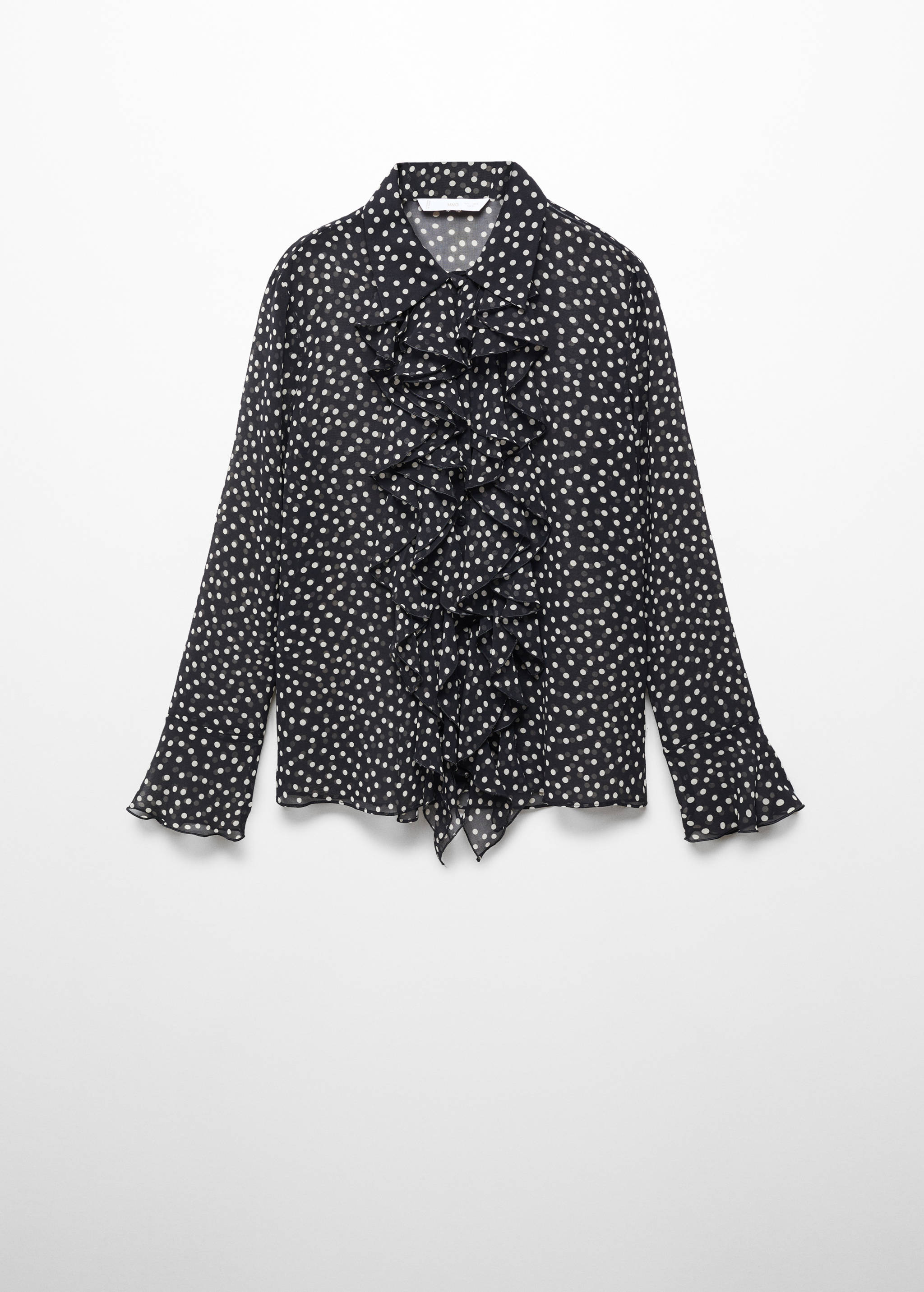 Blusa estampada volantes - Artículo sin modelo