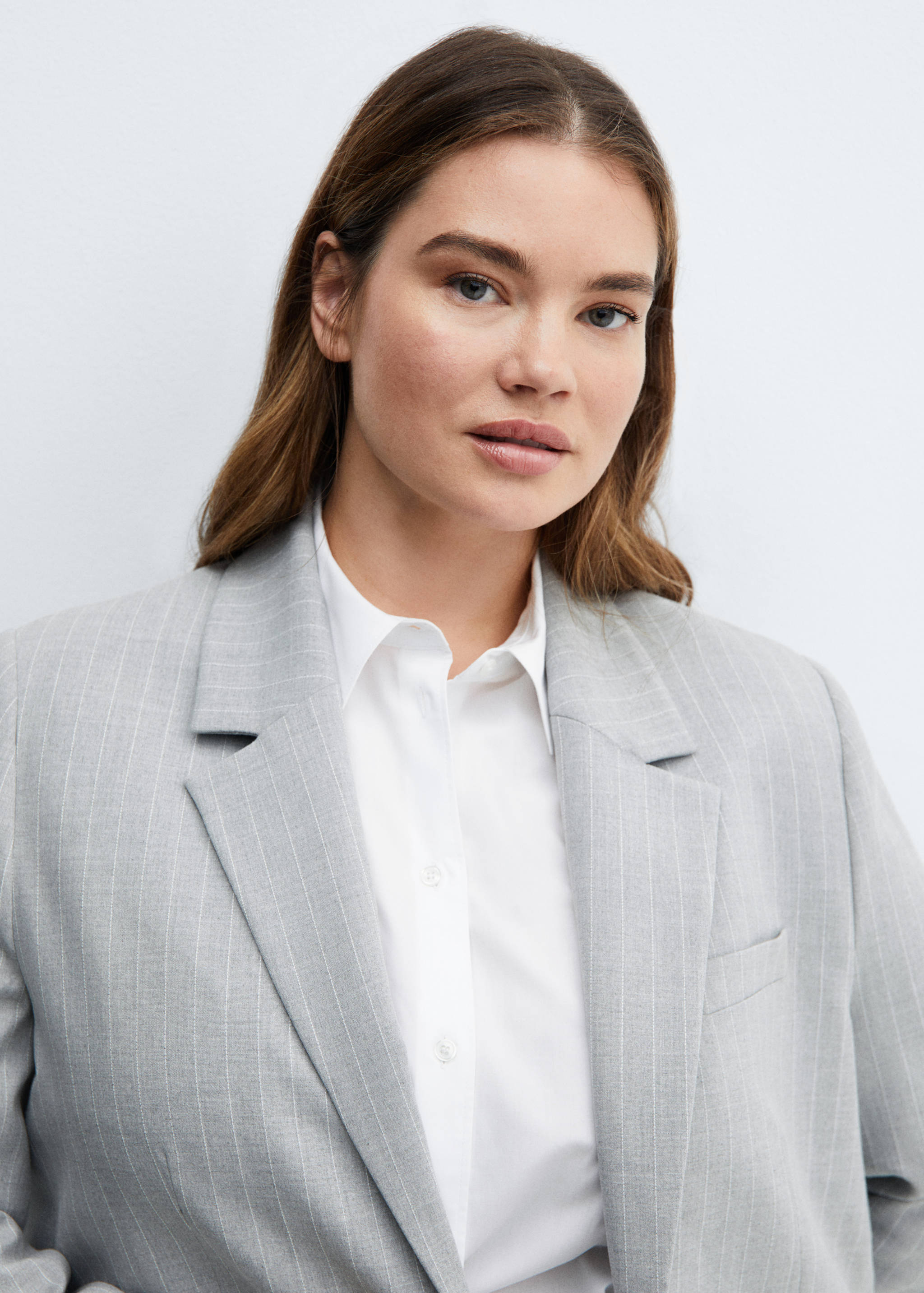 Pinstripe suit blazer - Details of the article 4