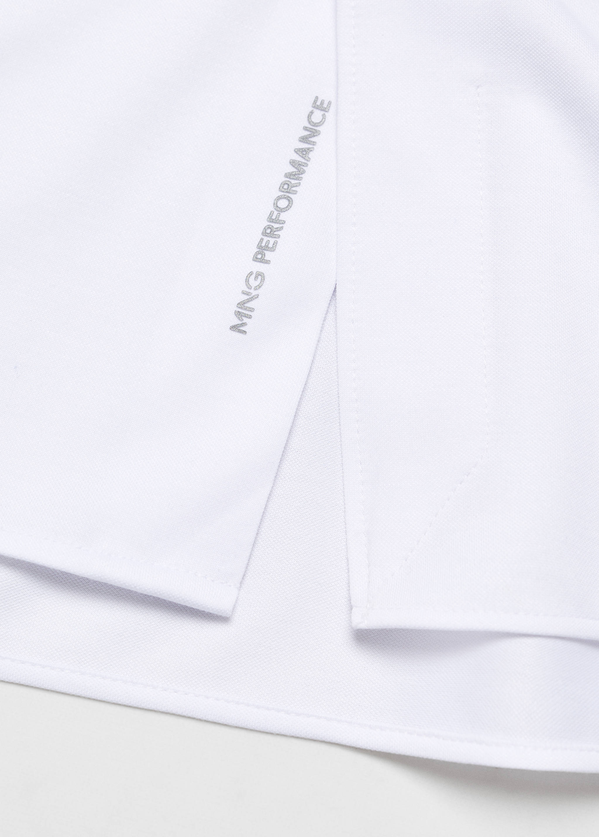 Slim fit cotton suit shirt - Details of the article 0