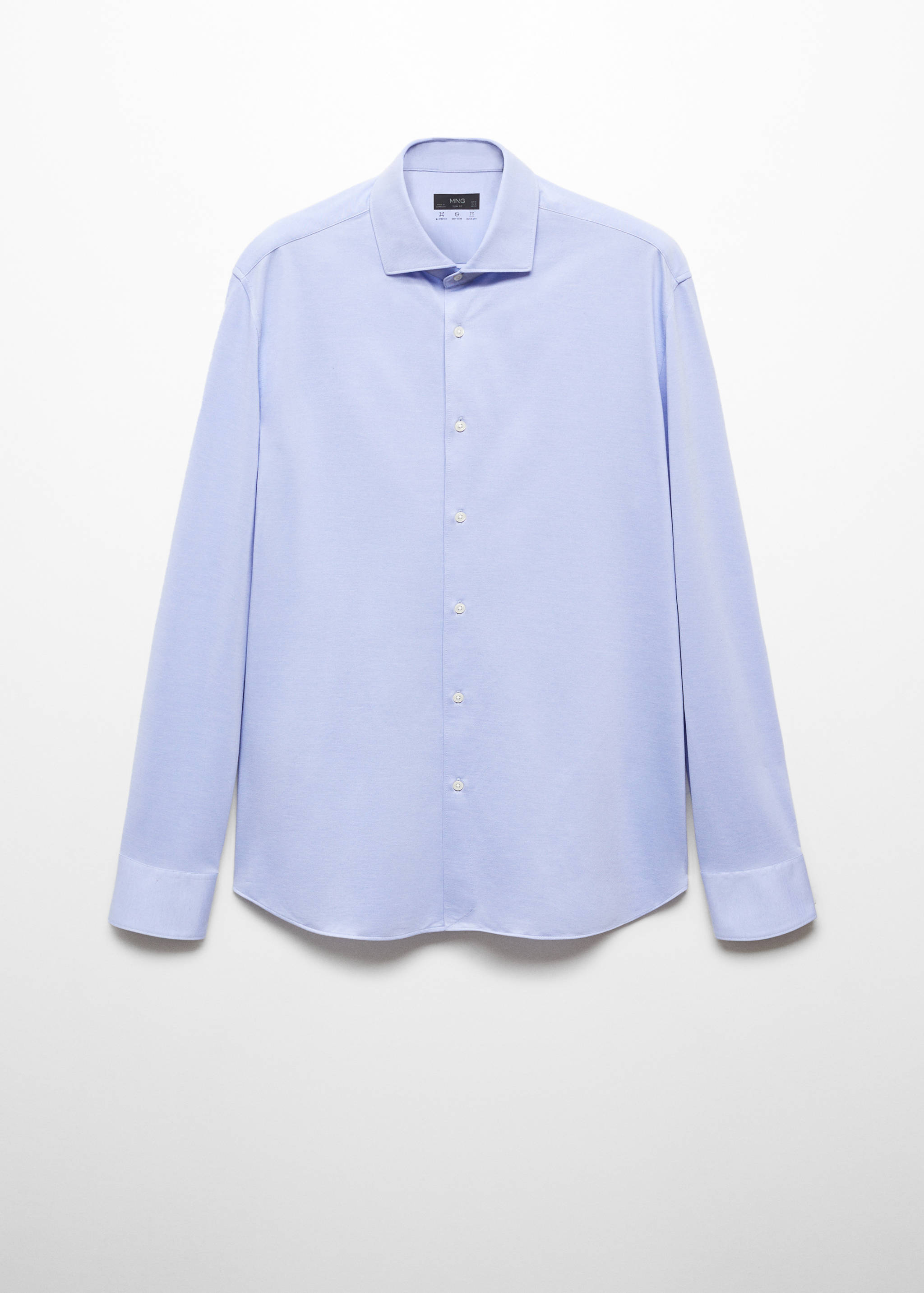 Slim fit cotton suit shirt - Article without model