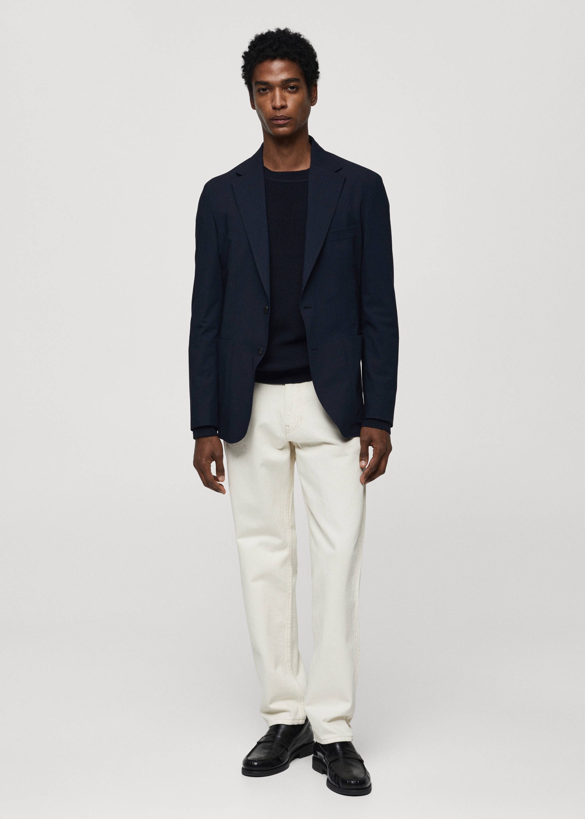 Slim-fit suit jacket - General plane