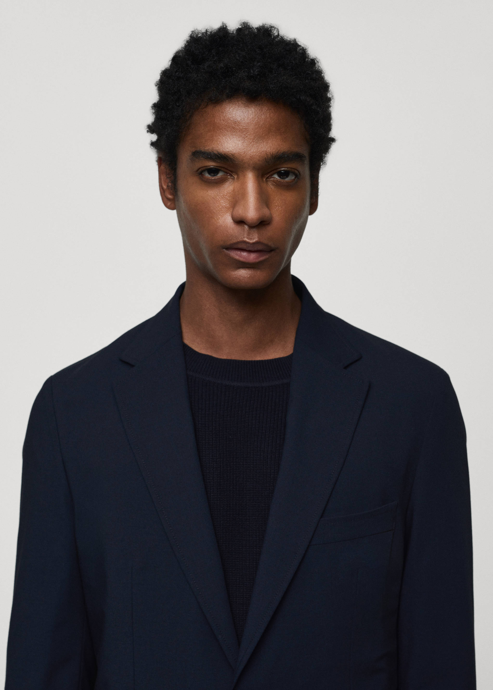 Slim-fit suit jacket - Details of the article 1