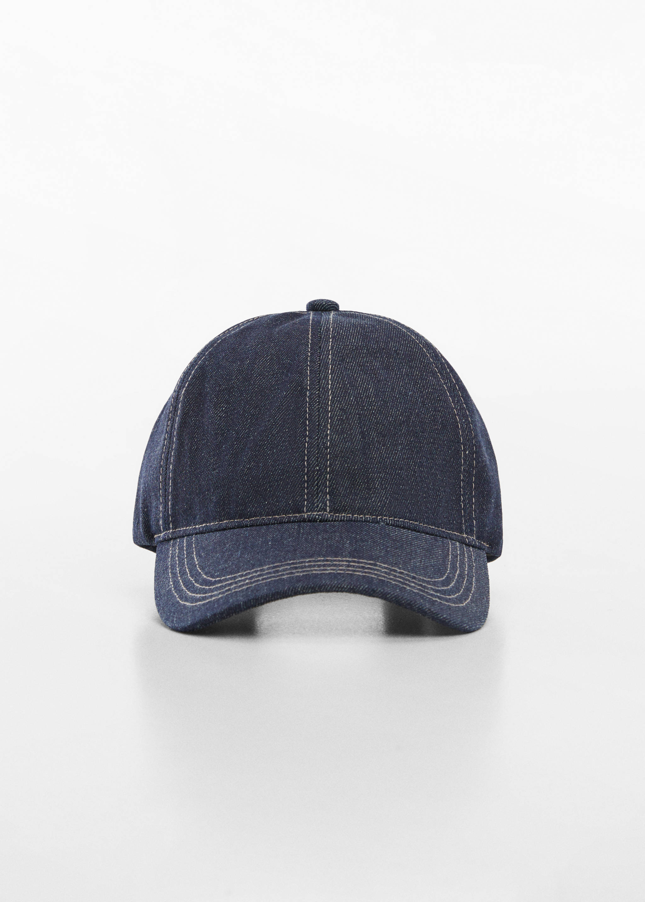 Denim cap with visor - Medium plane