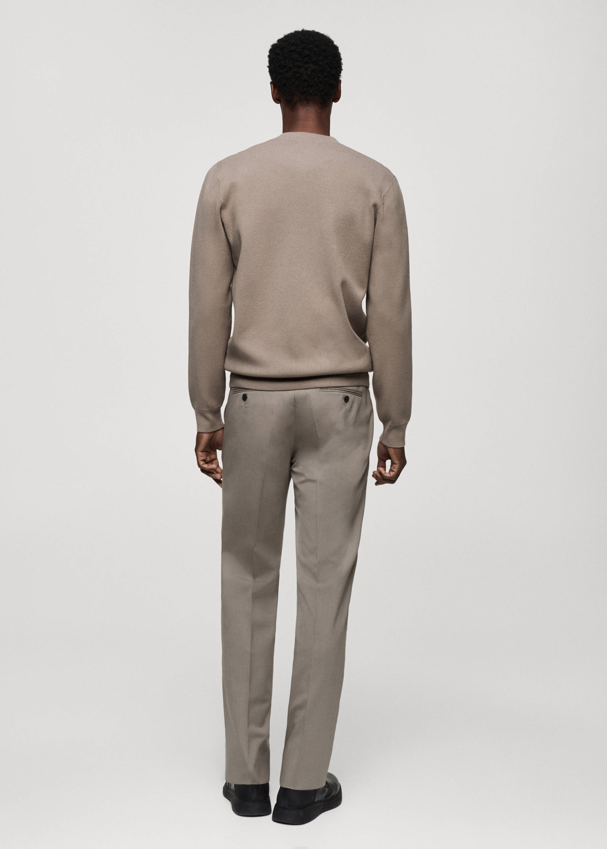 Thermoregulating zipped cardigan - Reverse of the article