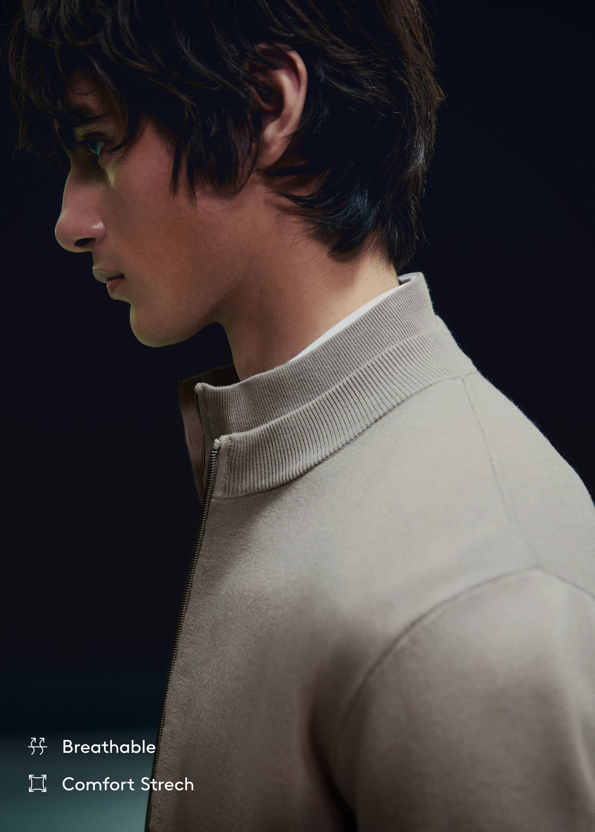 Thermoregulating zipped cardigan - Details of the article 5
