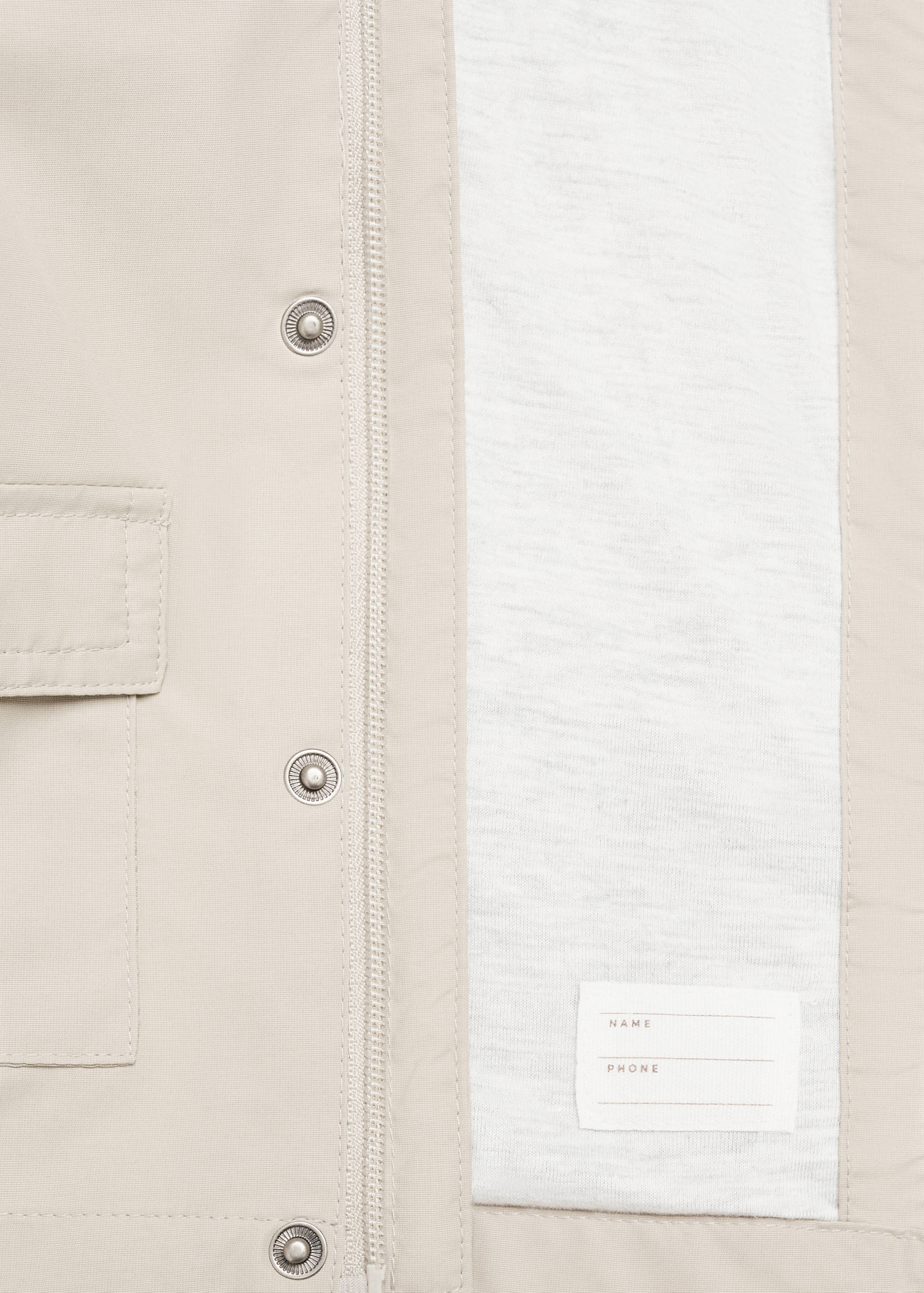 Hooded parka with pocket - Details of the article 8