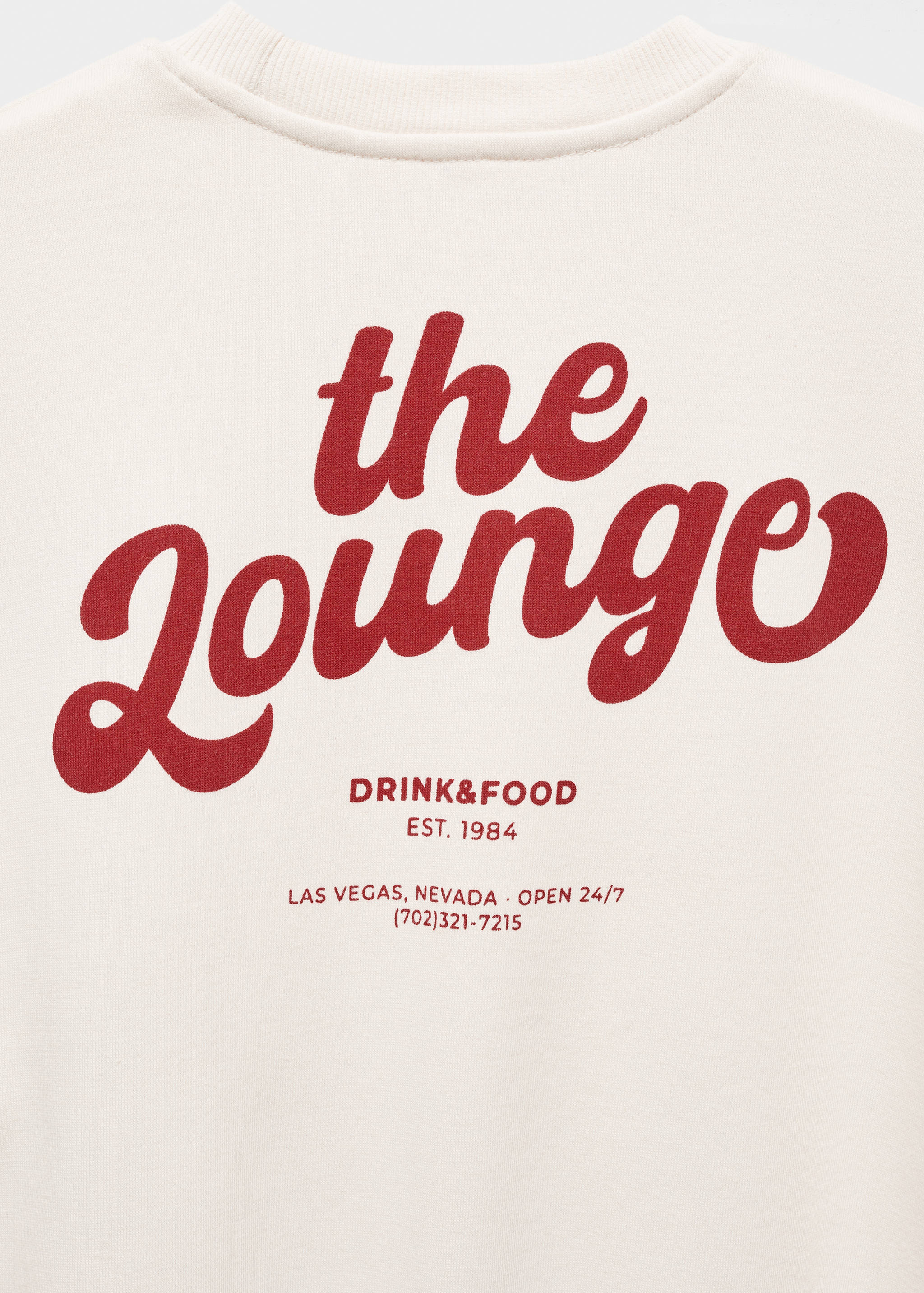 Printed message sweatshirt - Details of the article 8