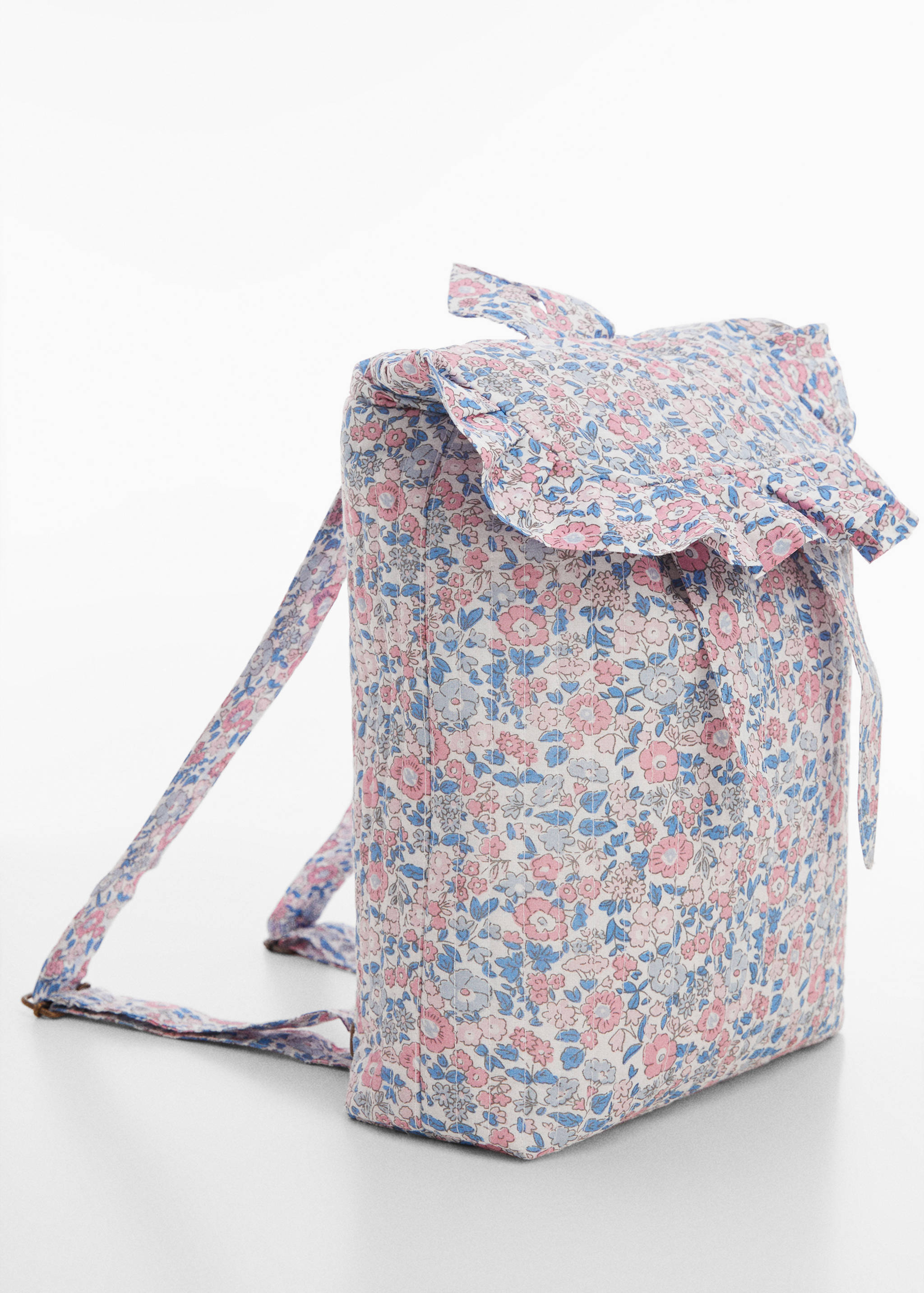 Mochila estampado floral - Plano medio