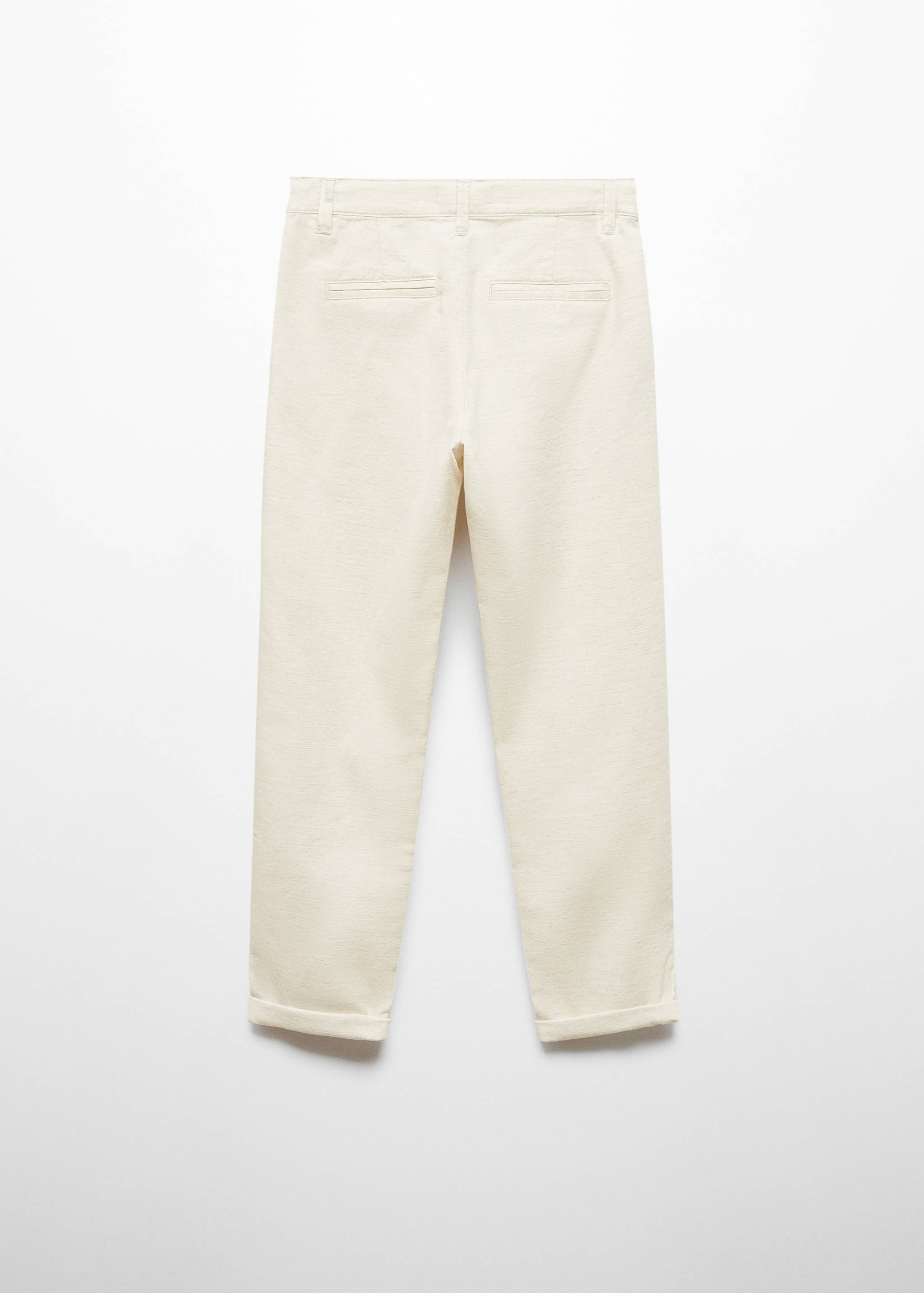 Pantalon chino lin - Verso de l’article