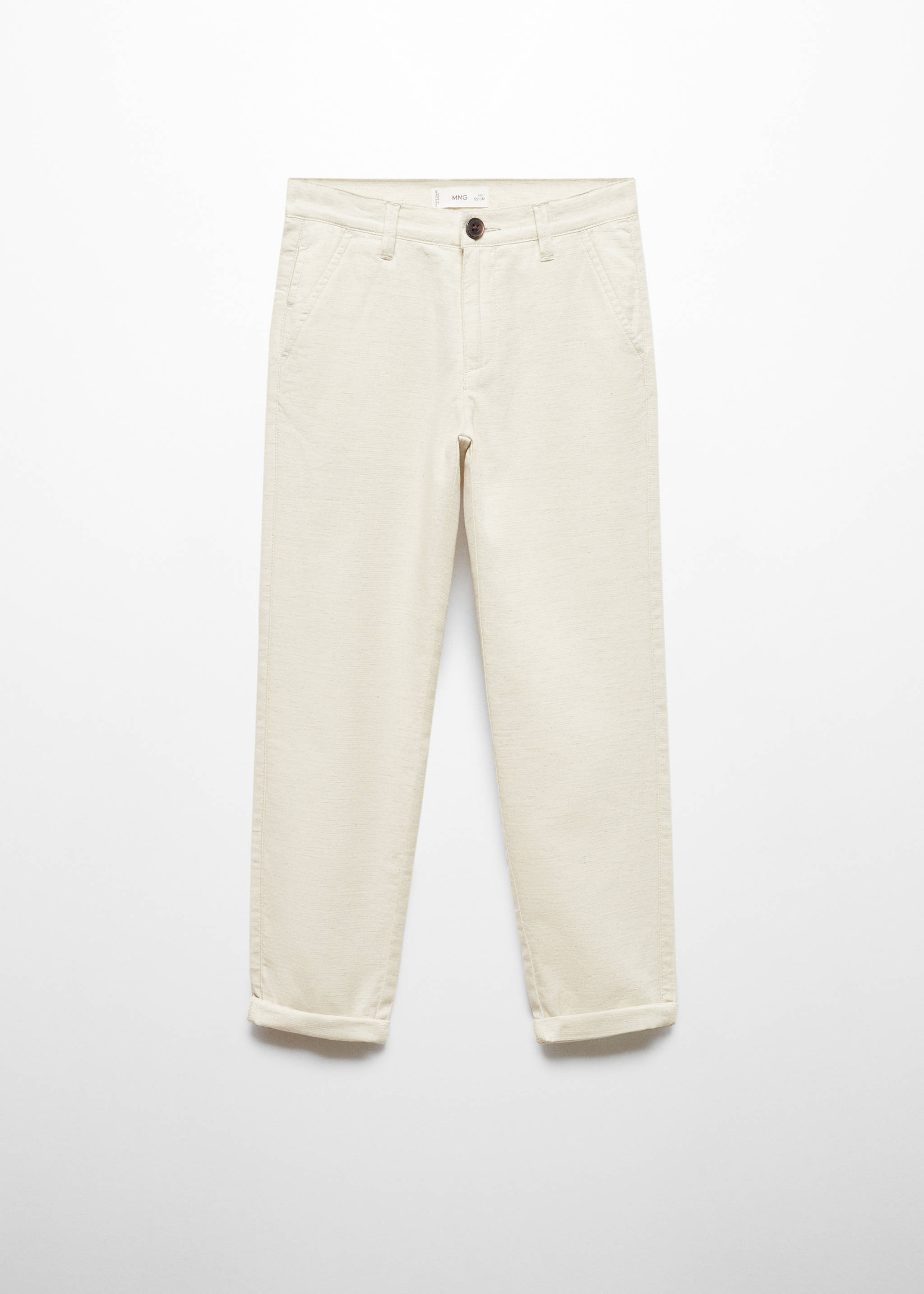 Linen chino pants - Article without model