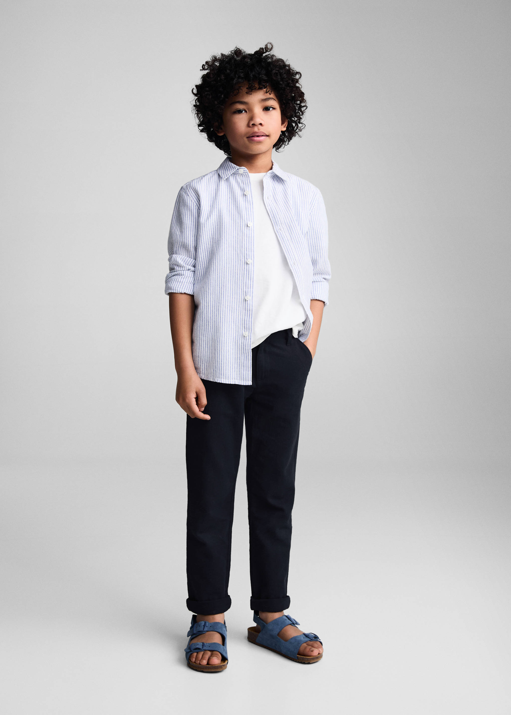 Pantalon chino lin - Plan général