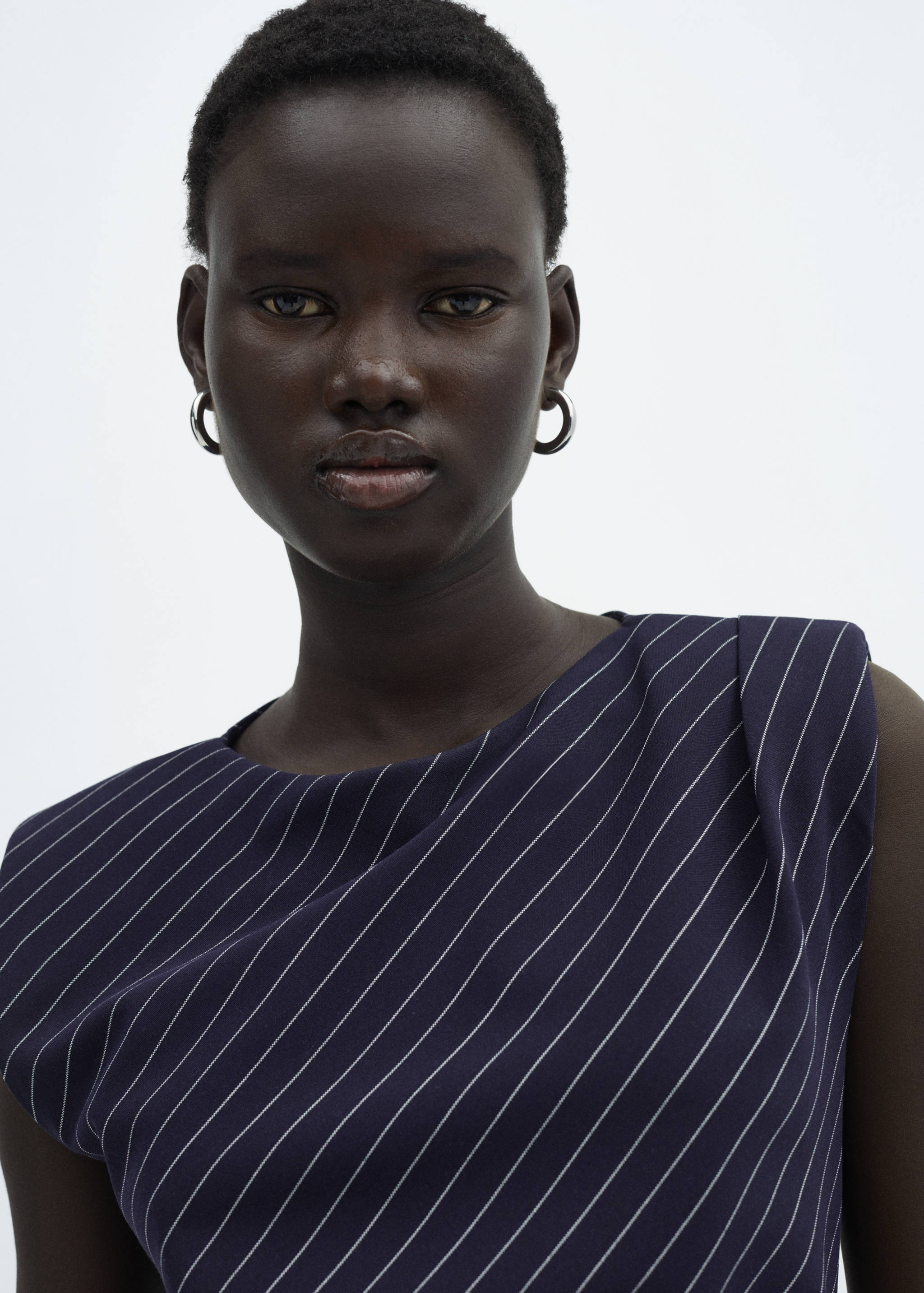 Vestido corto raya diplomática - Detalle del artículo 1