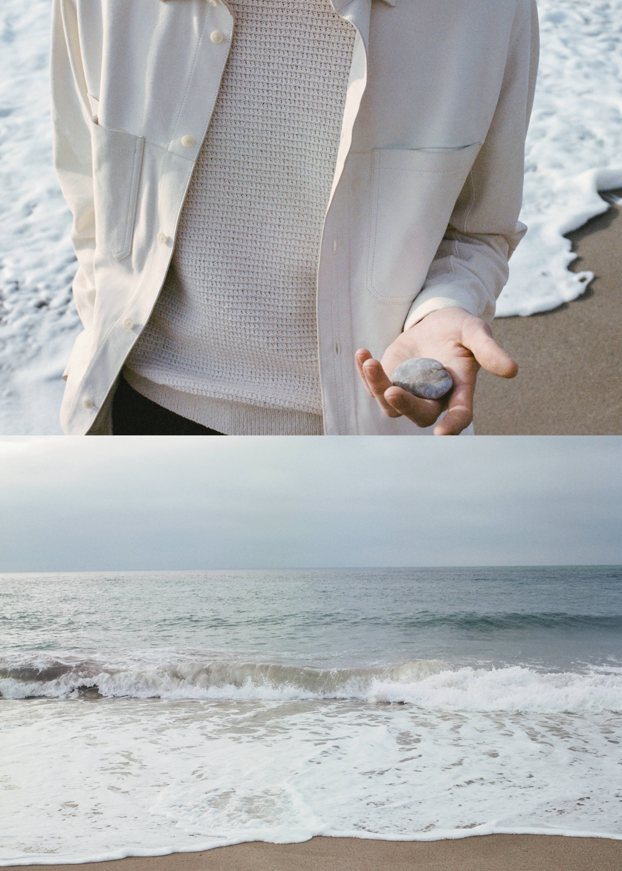 Overshirt aus 100 % Leder mit Taschen - Detail des Artikels 6