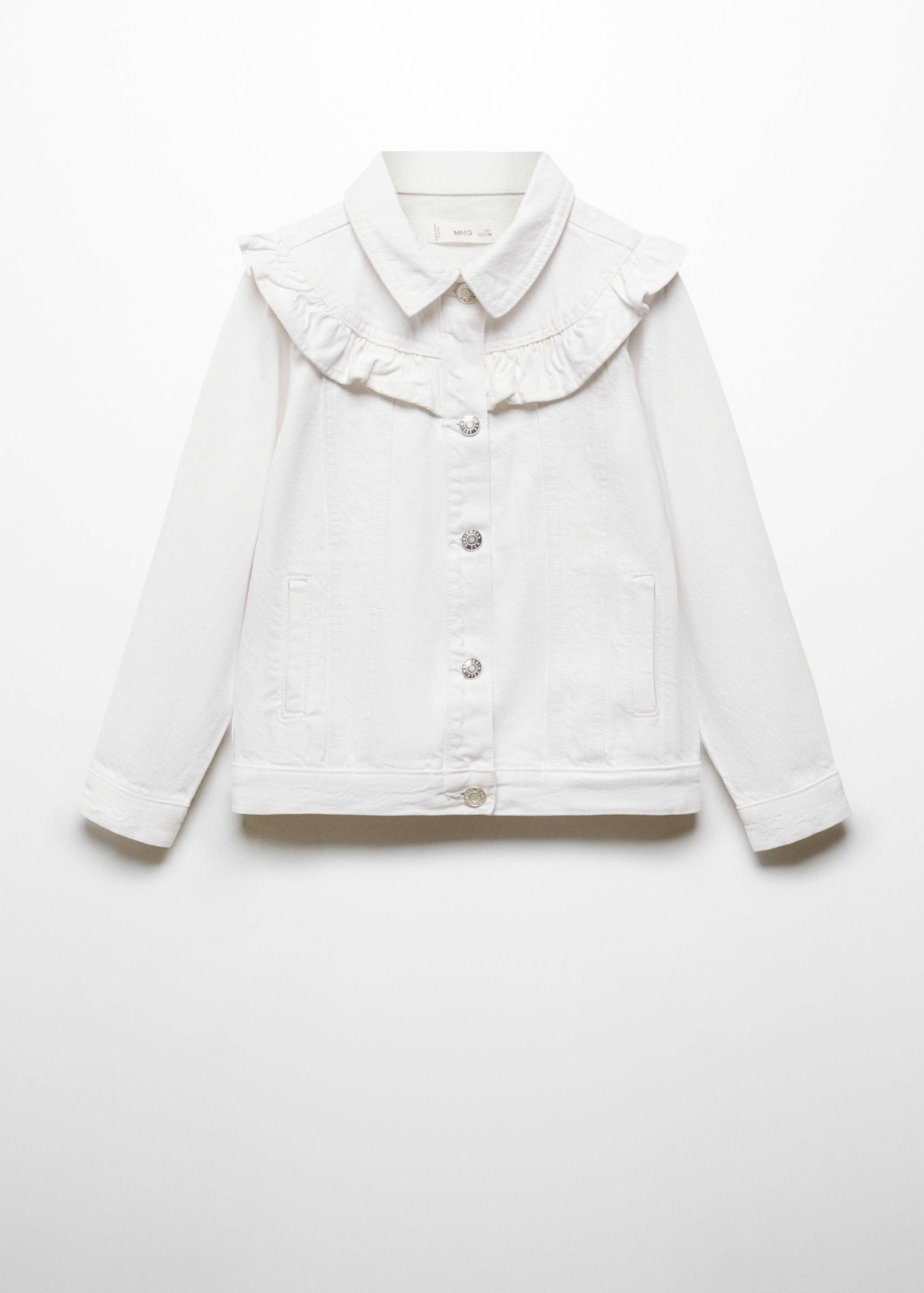 Jeansjacke mit Rüschen - Artikel ohne Model