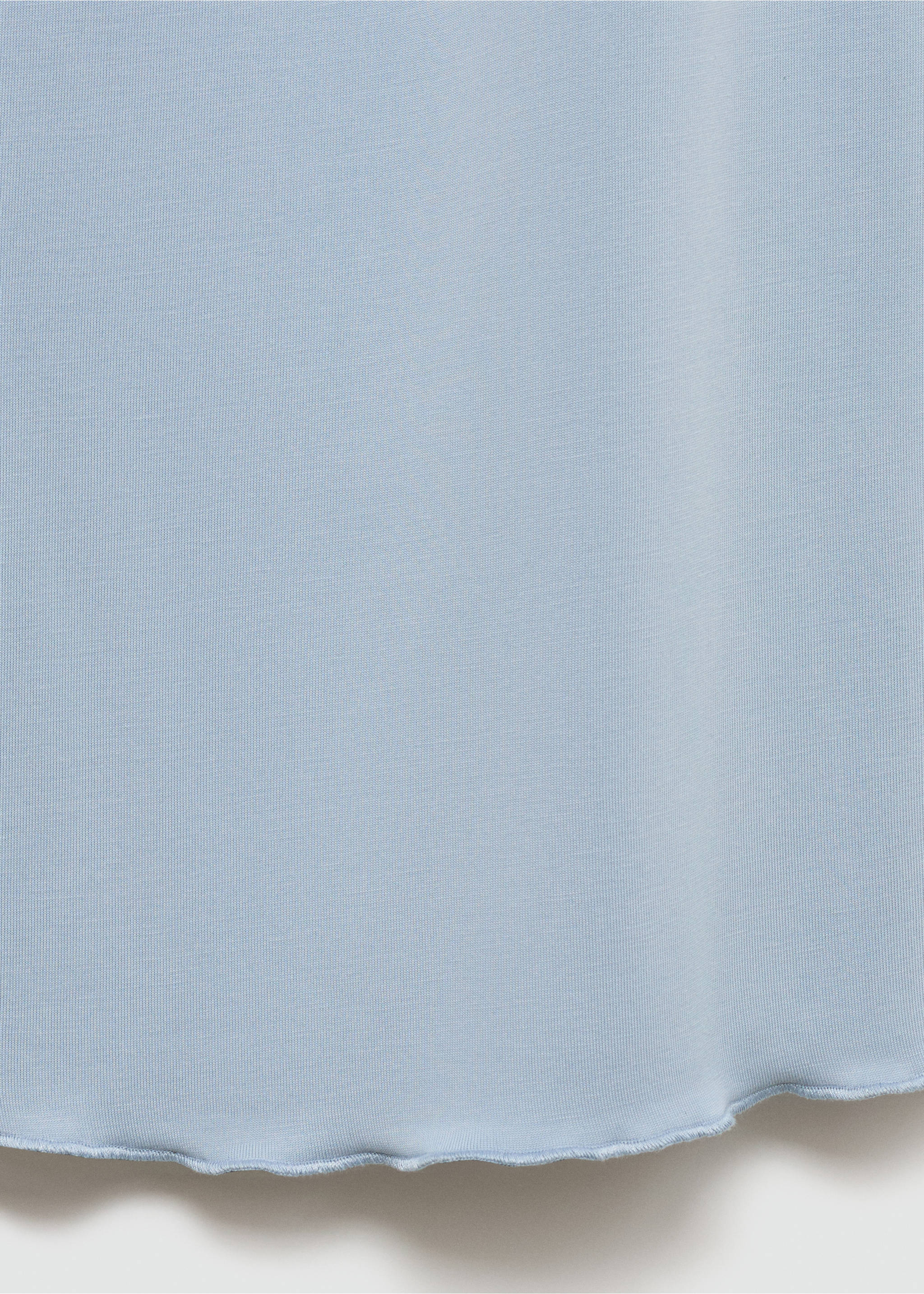 Fluid midi skirt - Details of the article 0, Sky Blue. Ref: 67085141-00.