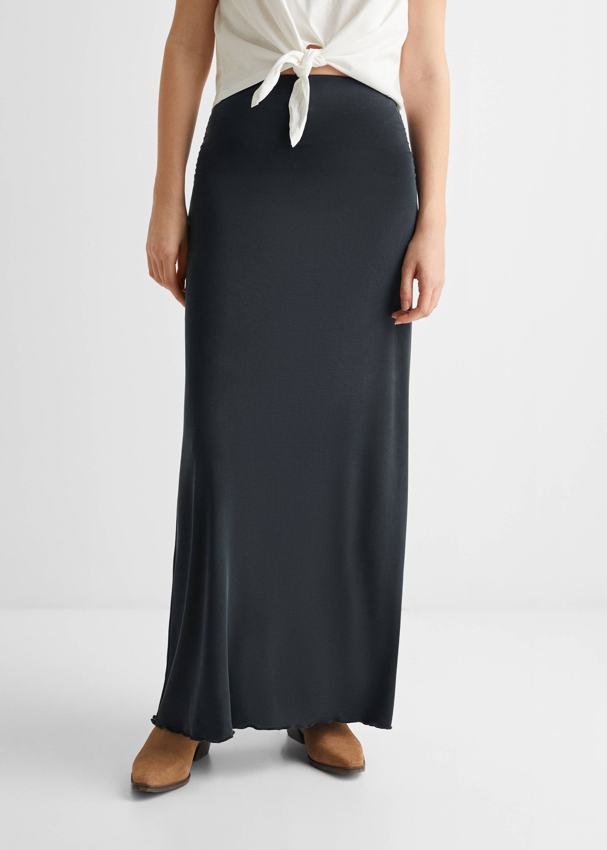 Fluid midi skirt - Details of the article 6