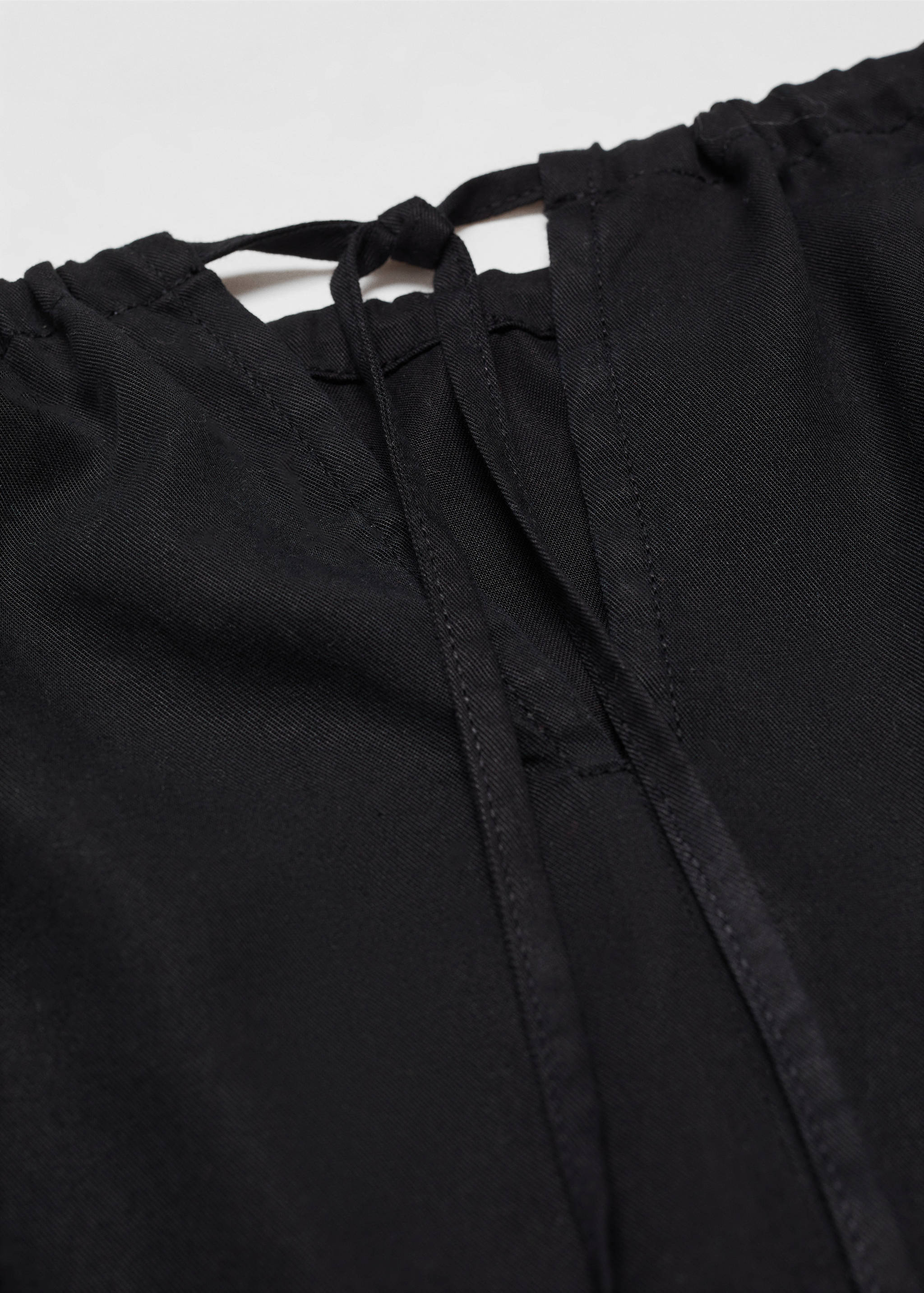 Draped crop top - Details of the article 8