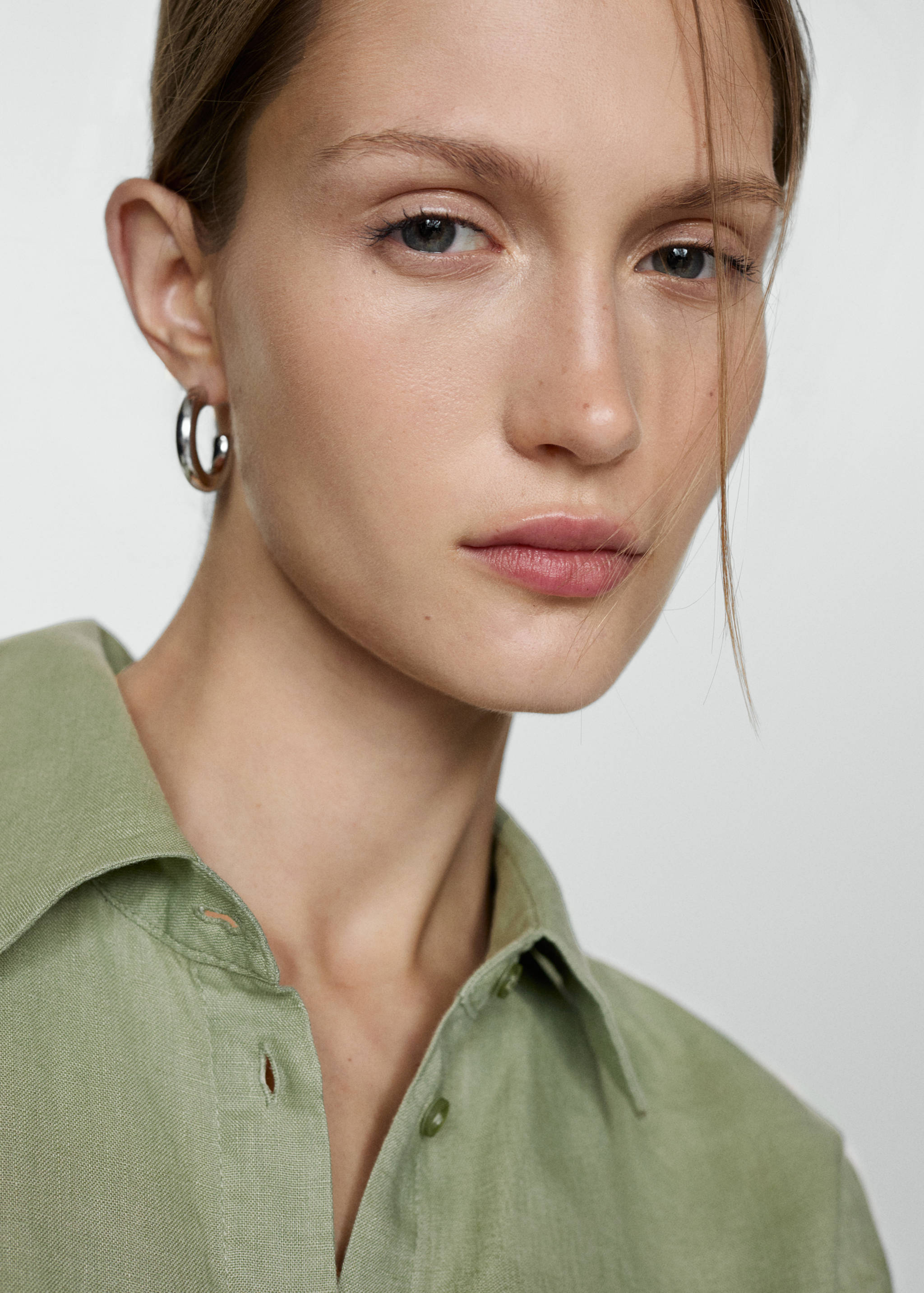 Linen 100% shirt - Details of the article 1