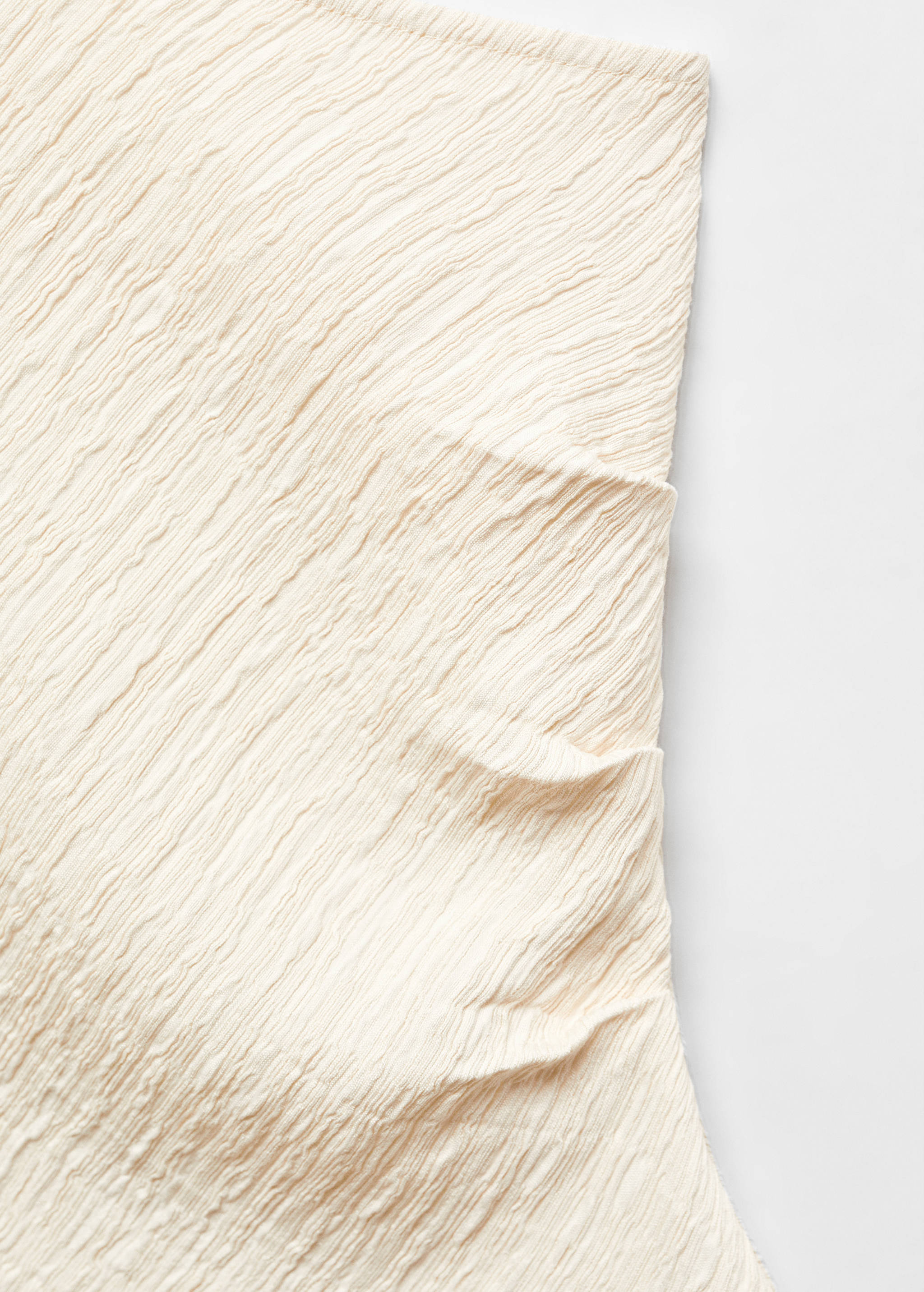 Asymmetrical textured top - Details of the article 8