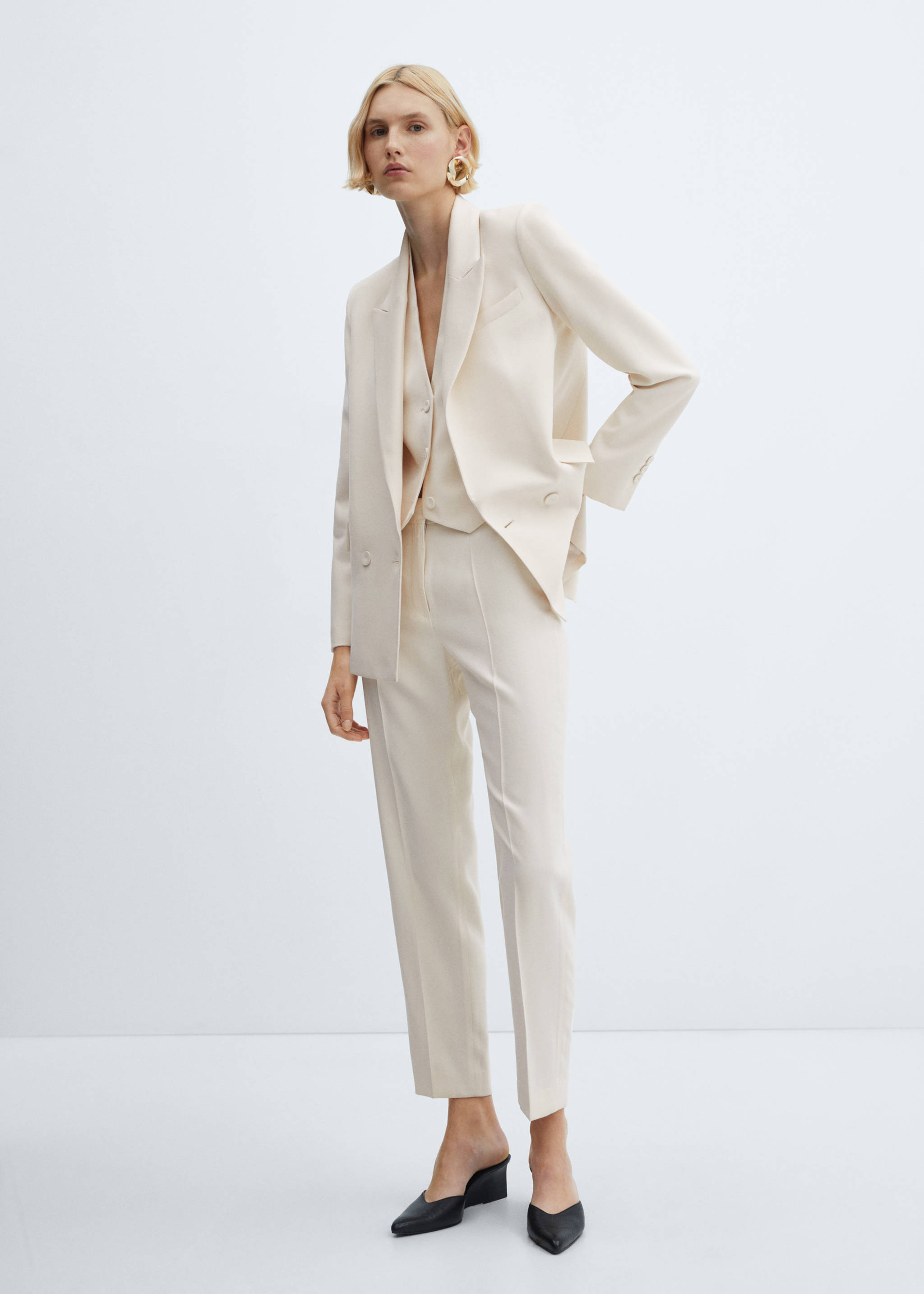 Chaleco traje botones - Plano general