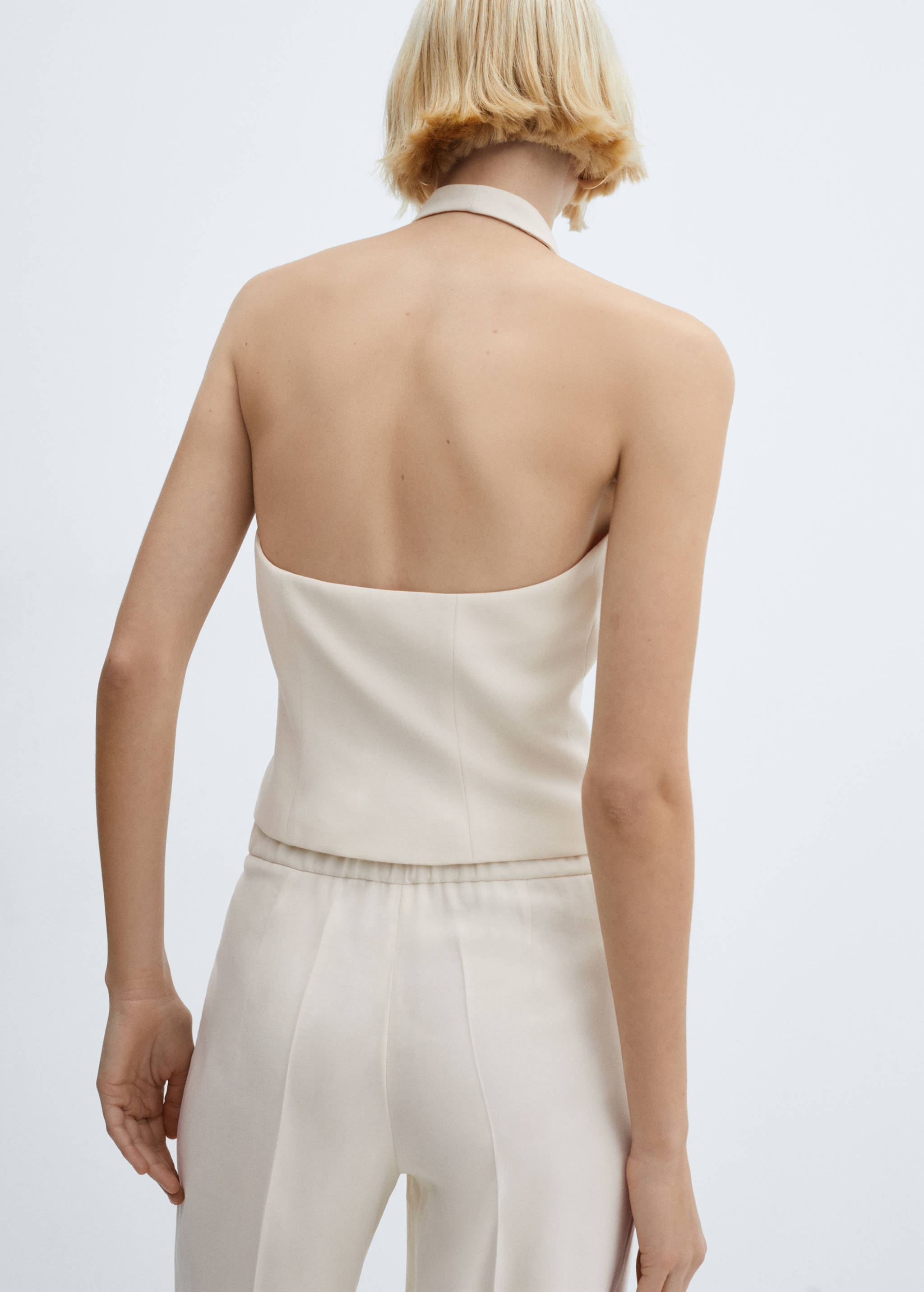 Chaleco traje botones - Reverso del artículo