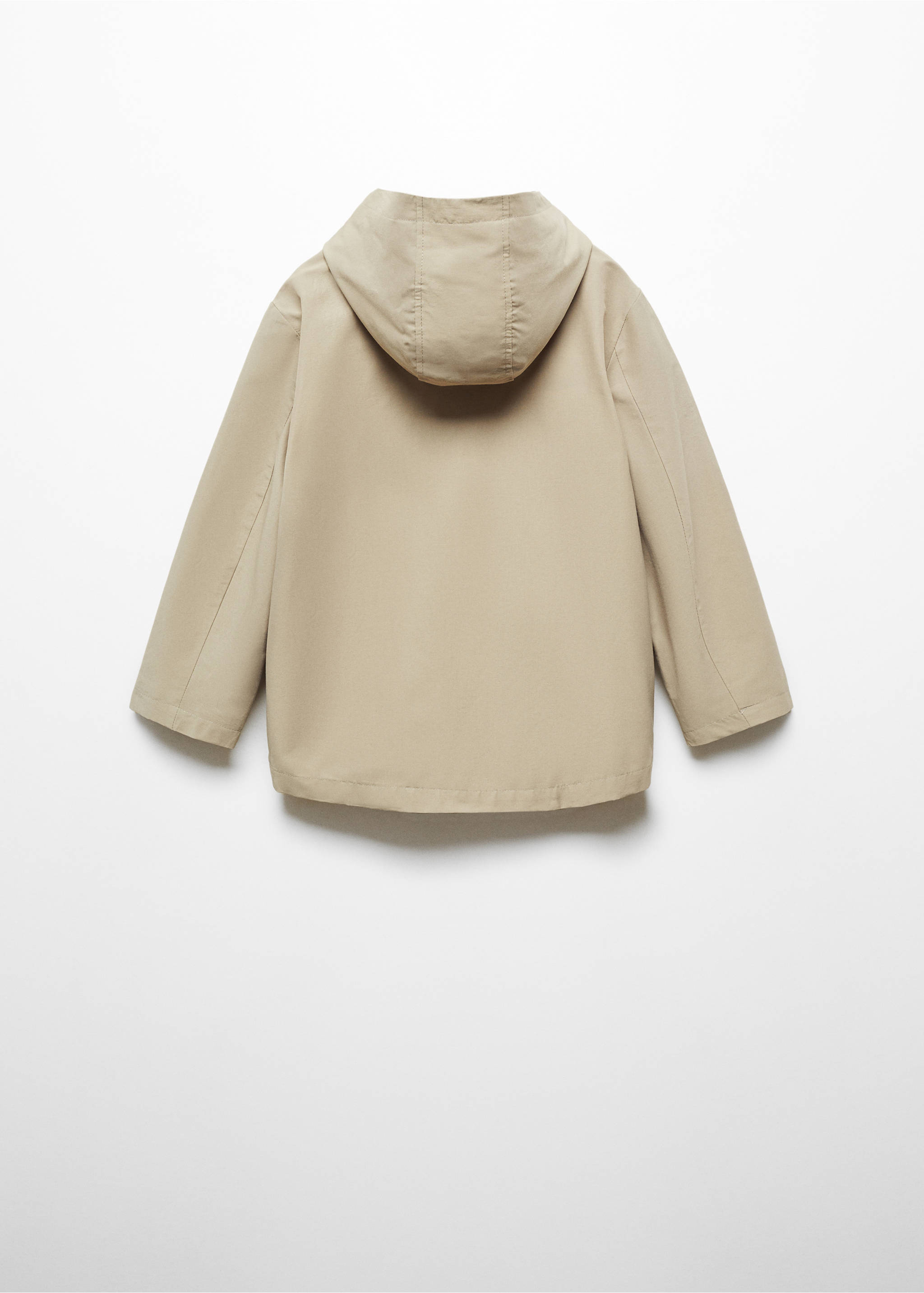 Hooded parka - Reverse of the article, Medium Brown. Ref: 67085732-00.