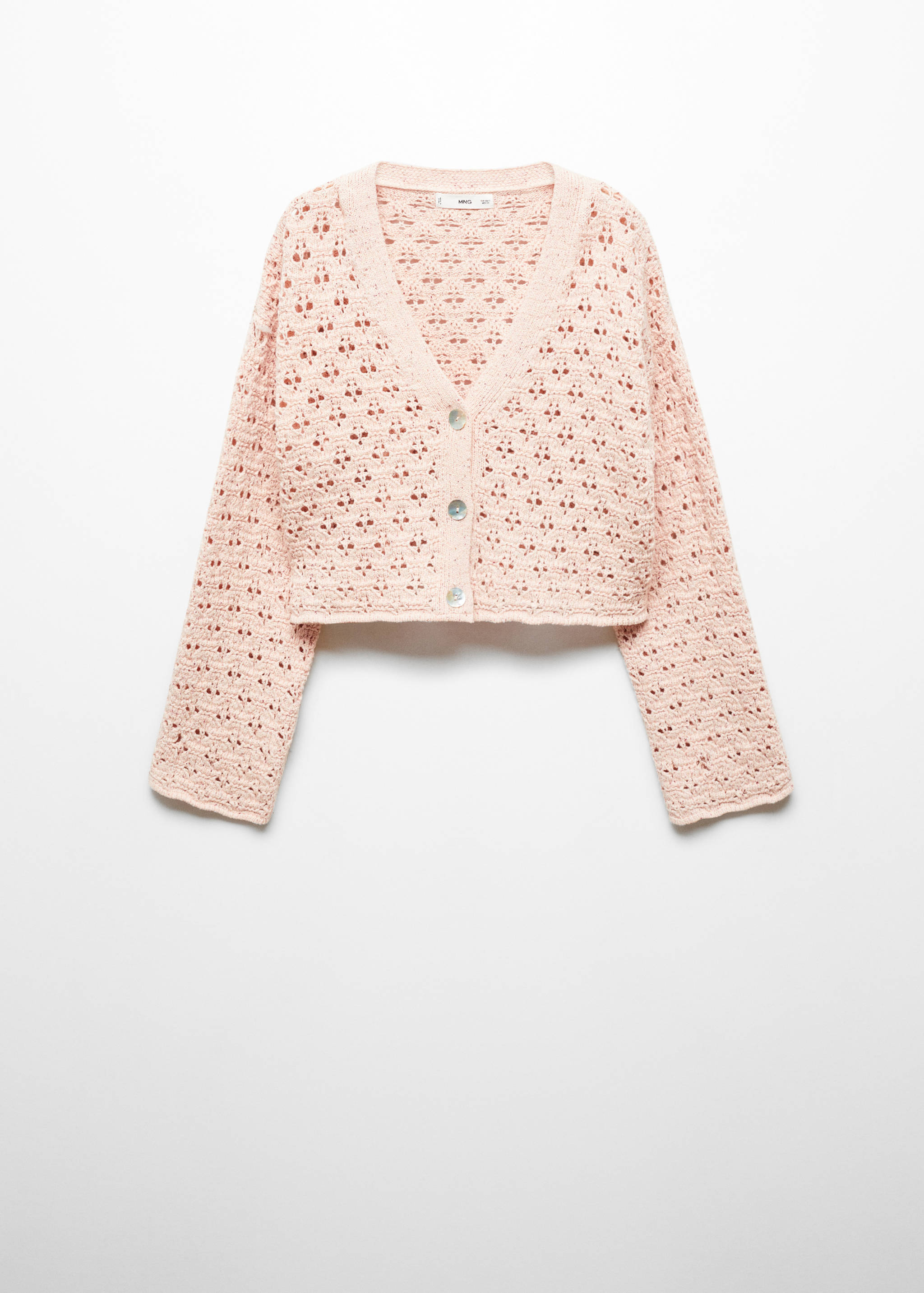 Cardigan de malha rendada - Artigo sem modelo