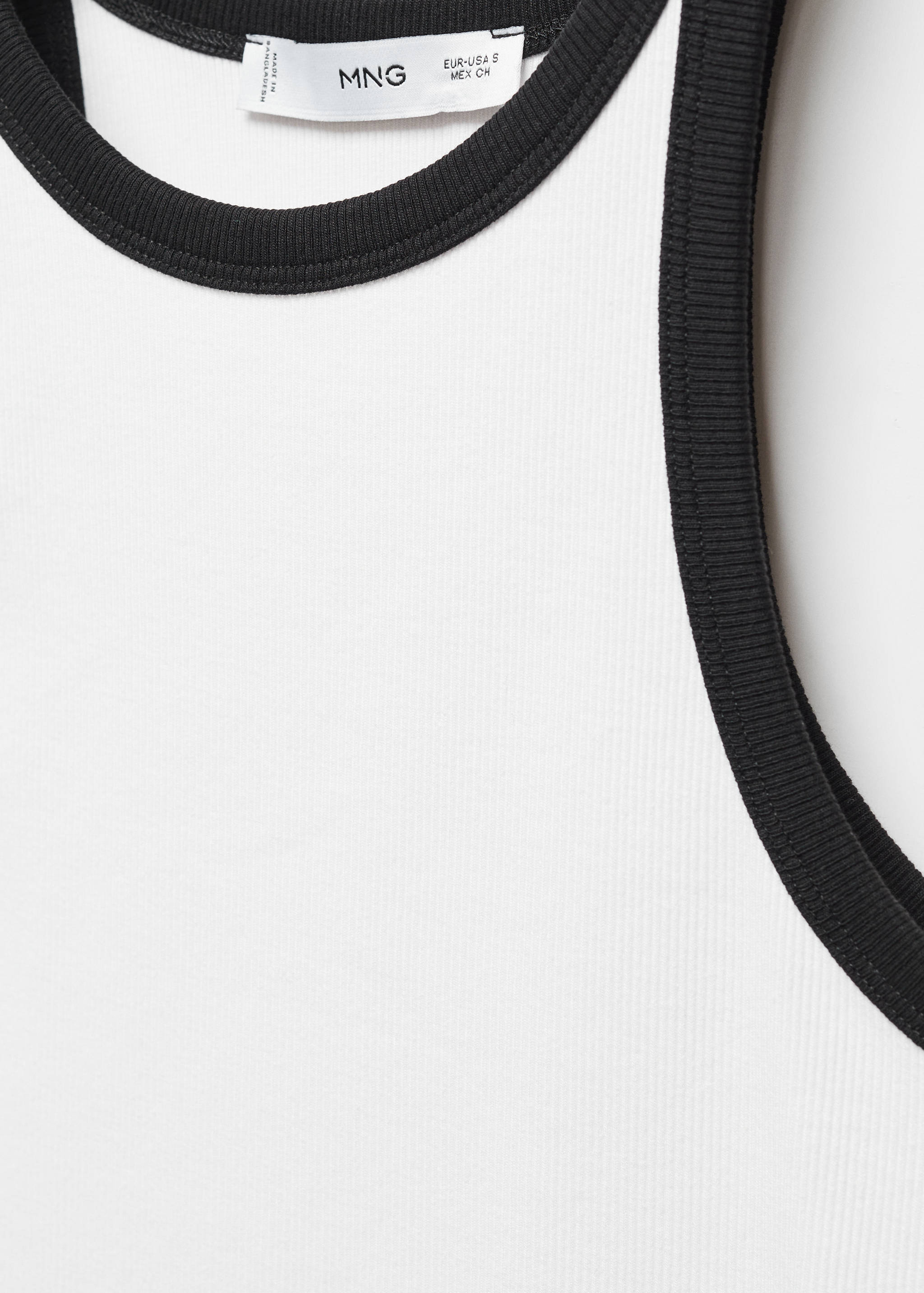 Contrast trim top - Details of the article 8