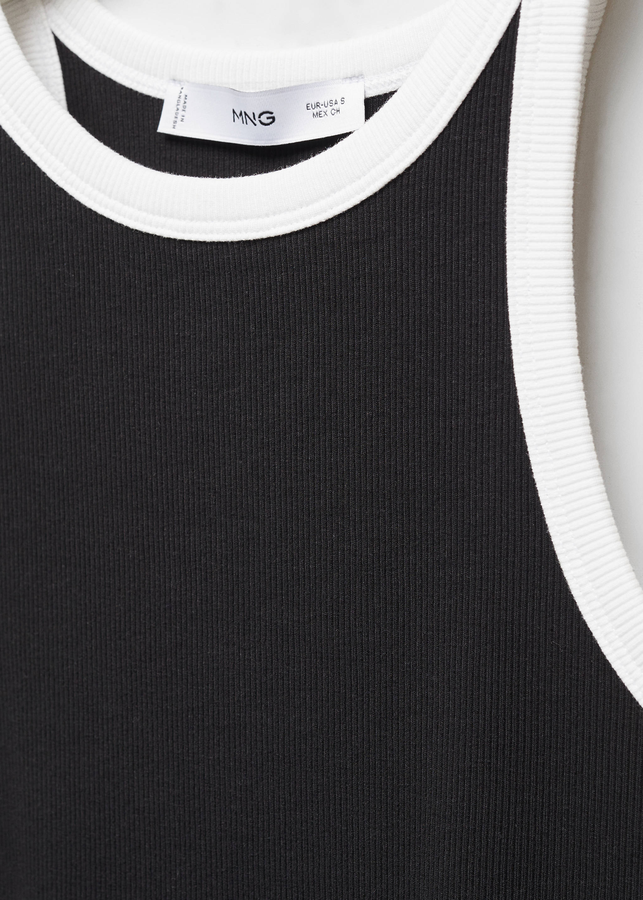 Contrast trim top - Details of the article 8