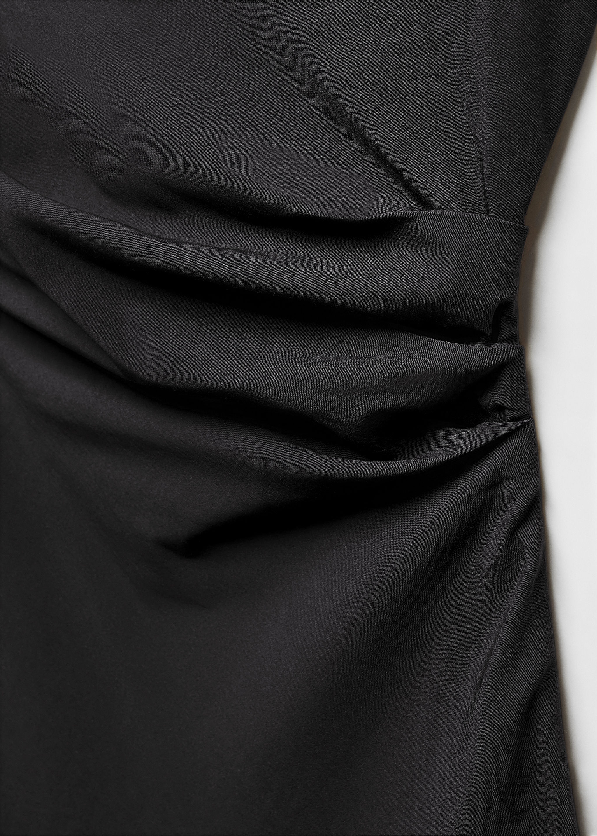 Off-the-shoulder draped dress - Details of the article 8