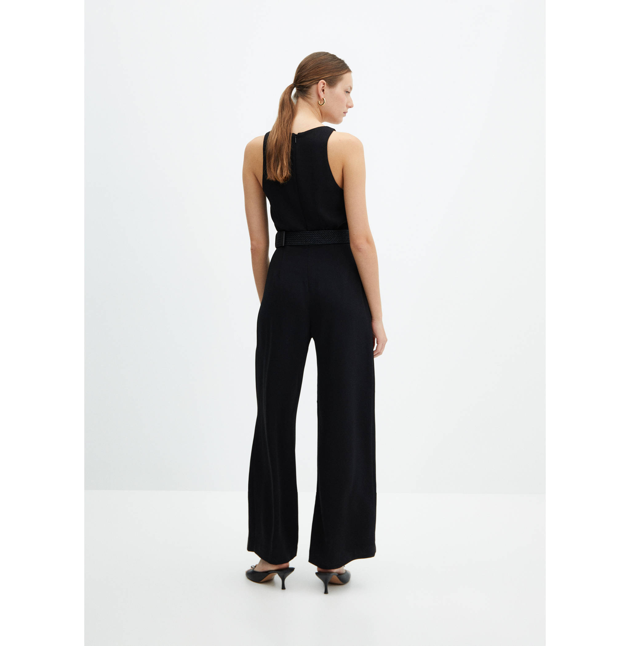 Belt long jumpsuit - Reverse of the article