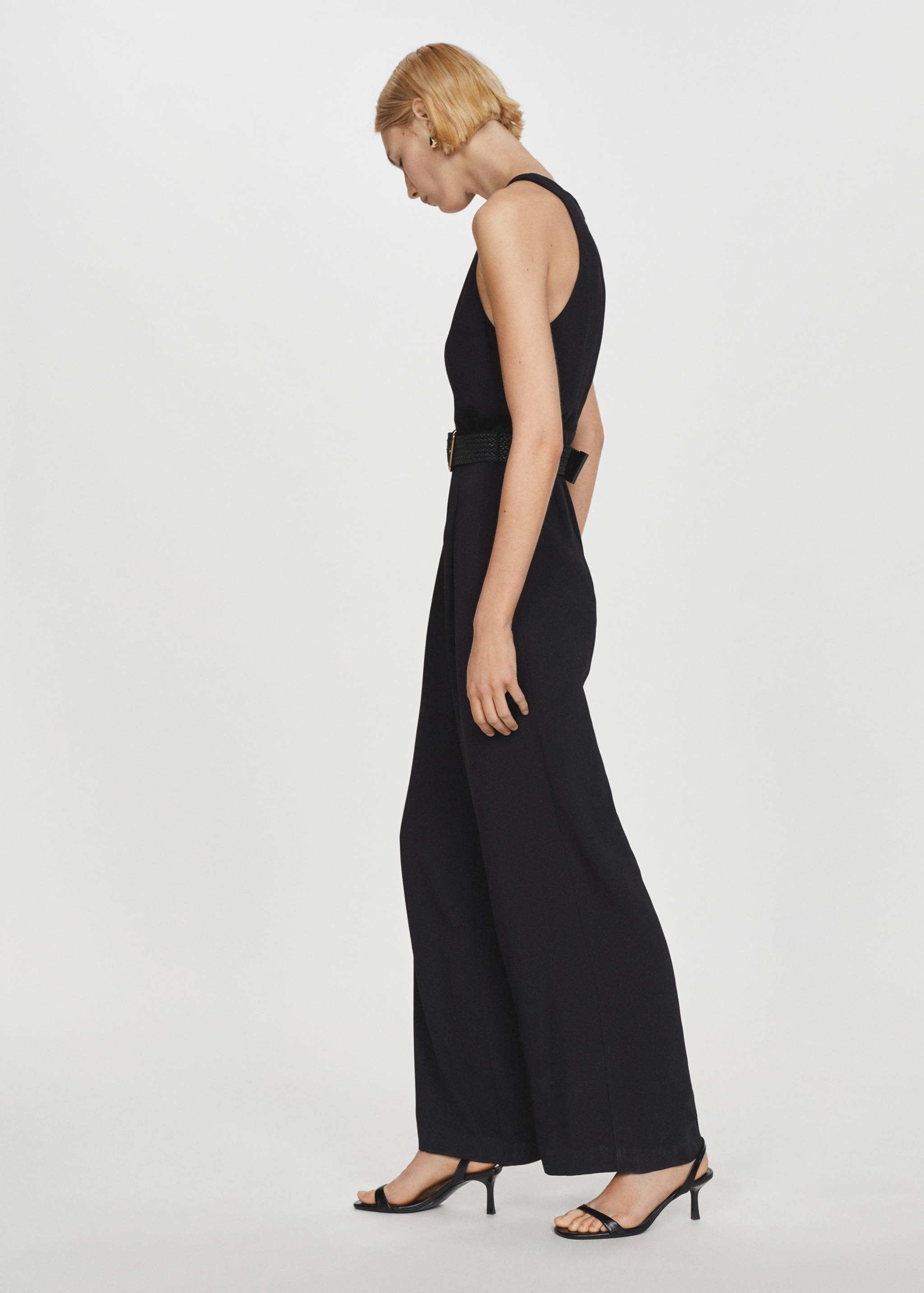 Belt long jumpsuit - Details of the article 2
