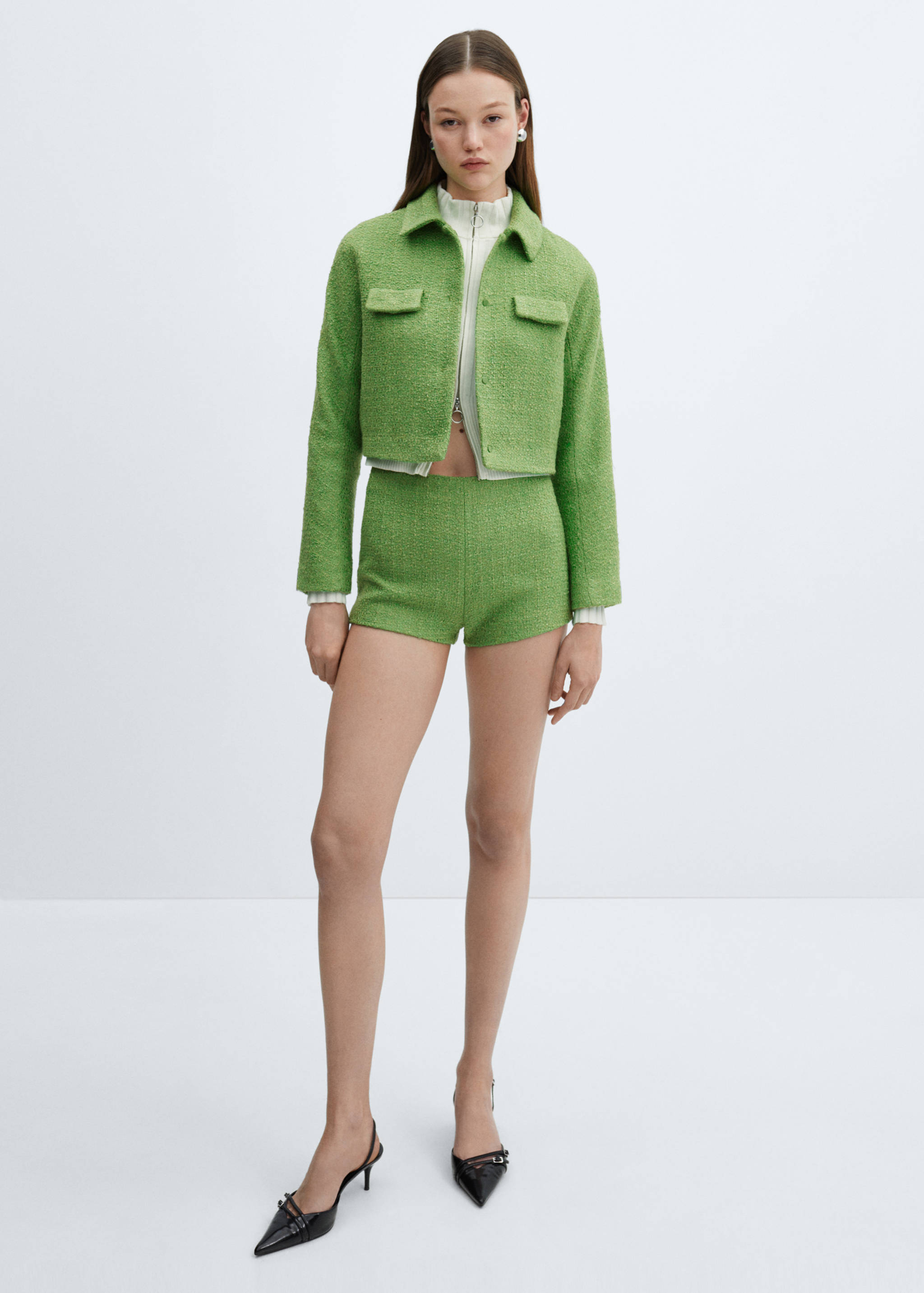 Shorts tweed - Plano general