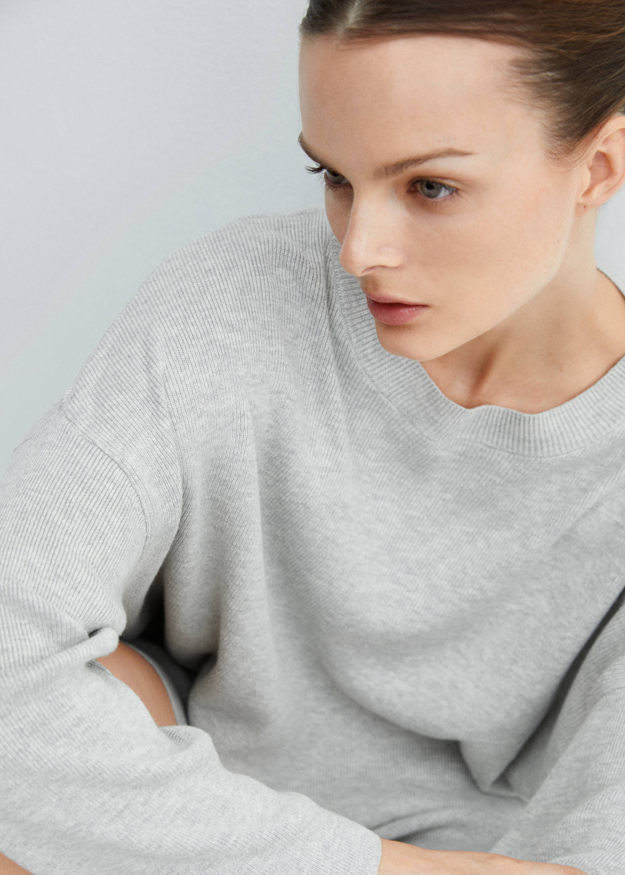 Rundhals-Strickjersey - Detail des Artikels 1