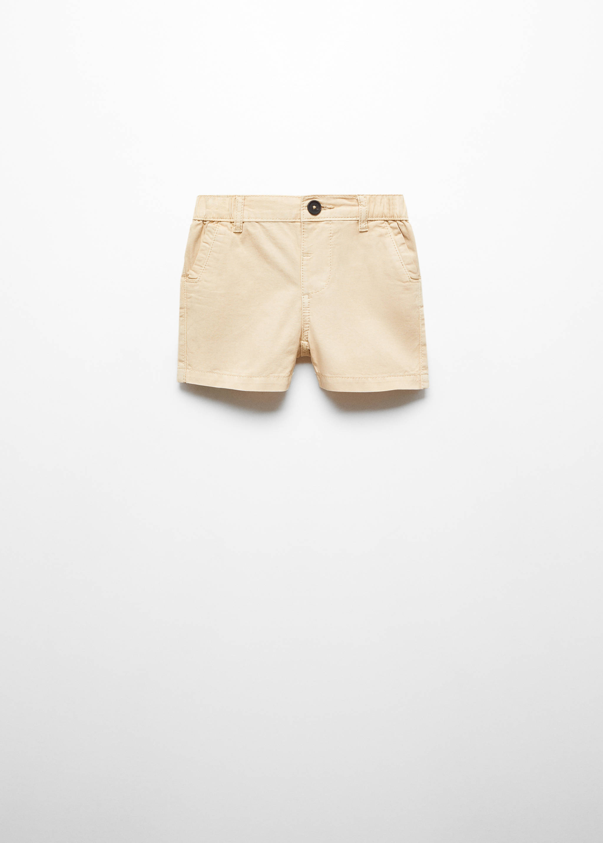 Slim-fit chino cotton bermuda shorts - Article without model