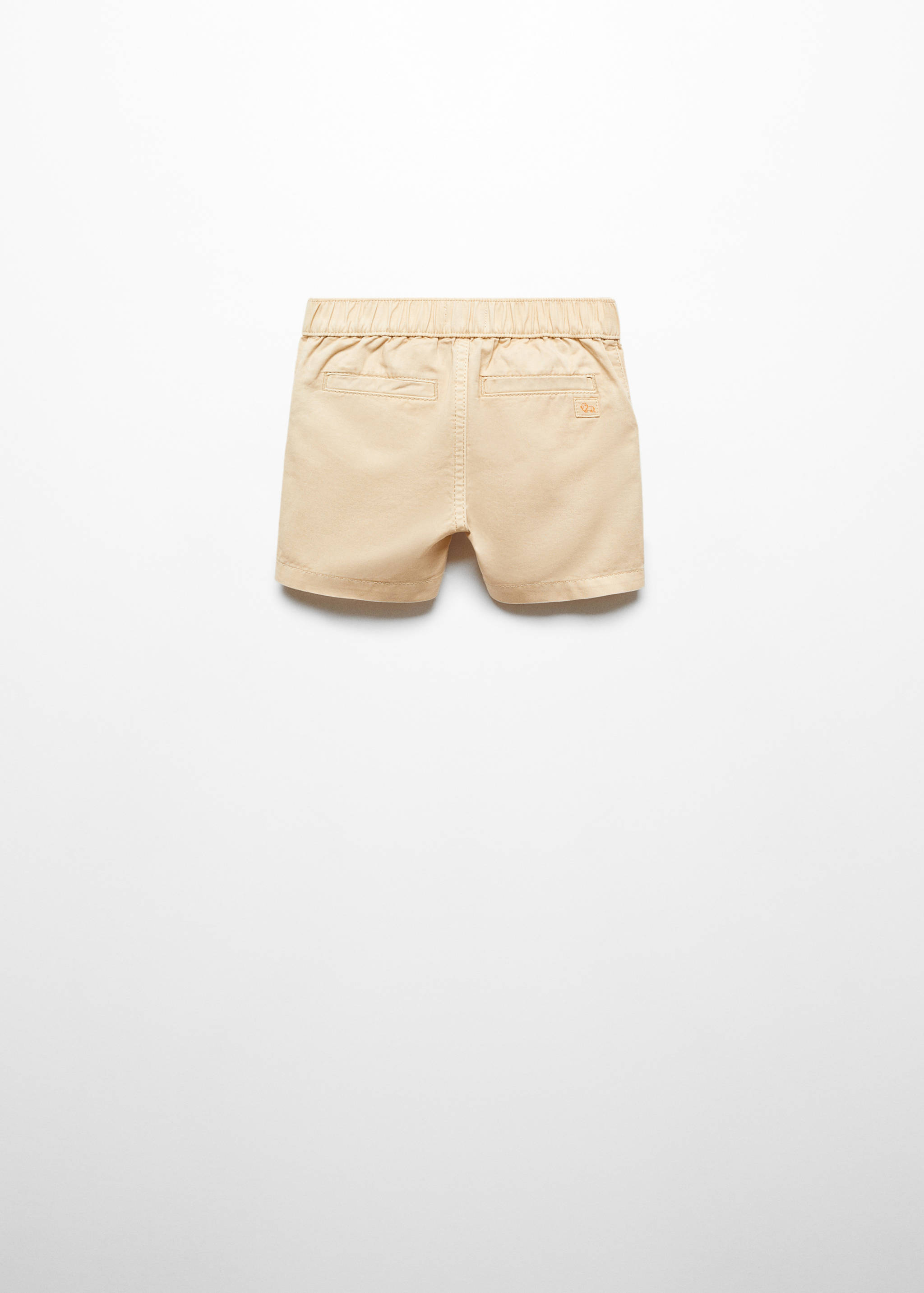 Slim-fit chino cotton bermuda shorts - Reverse of the article