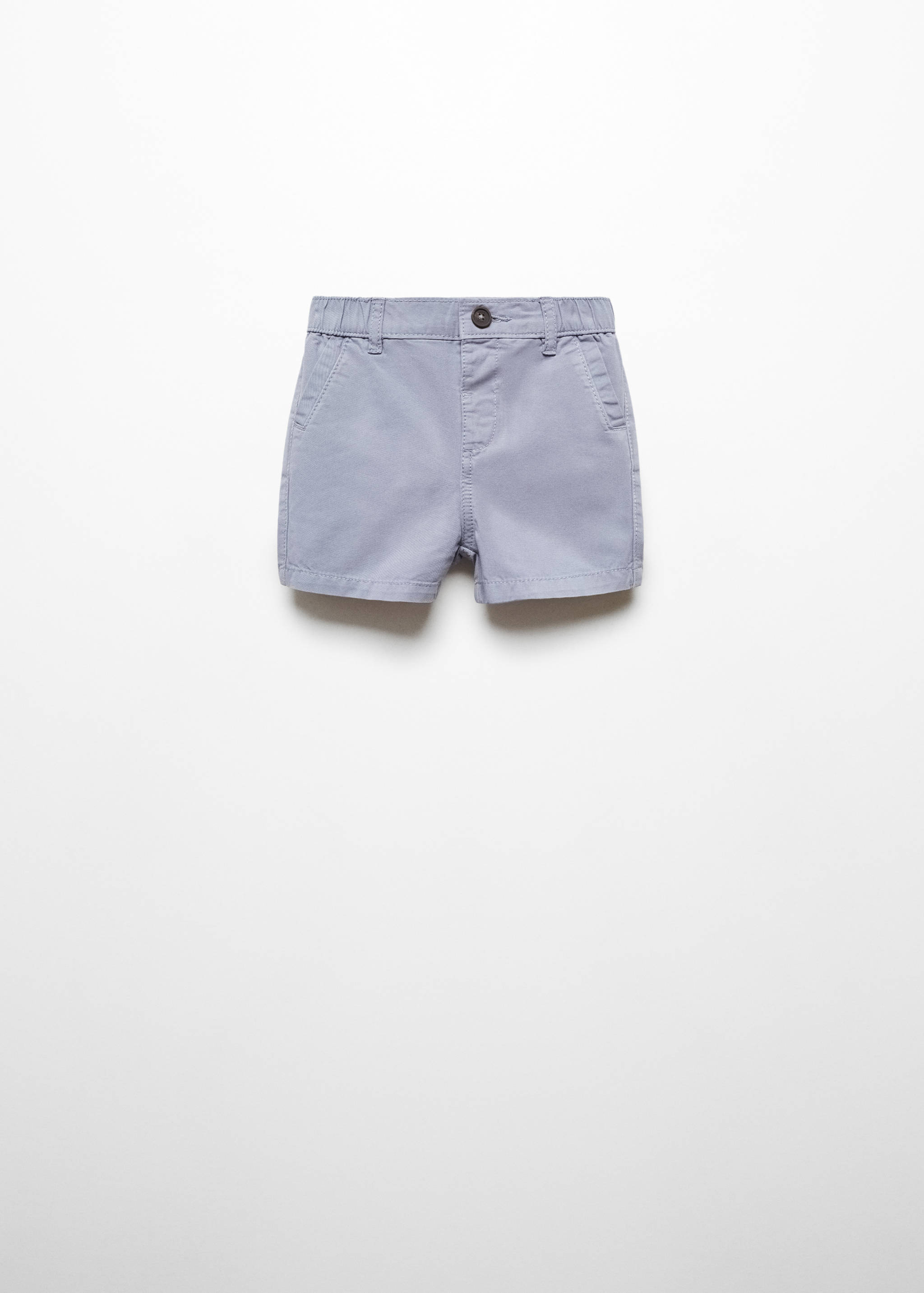 Slim-fit chino cotton bermuda shorts - Article without model