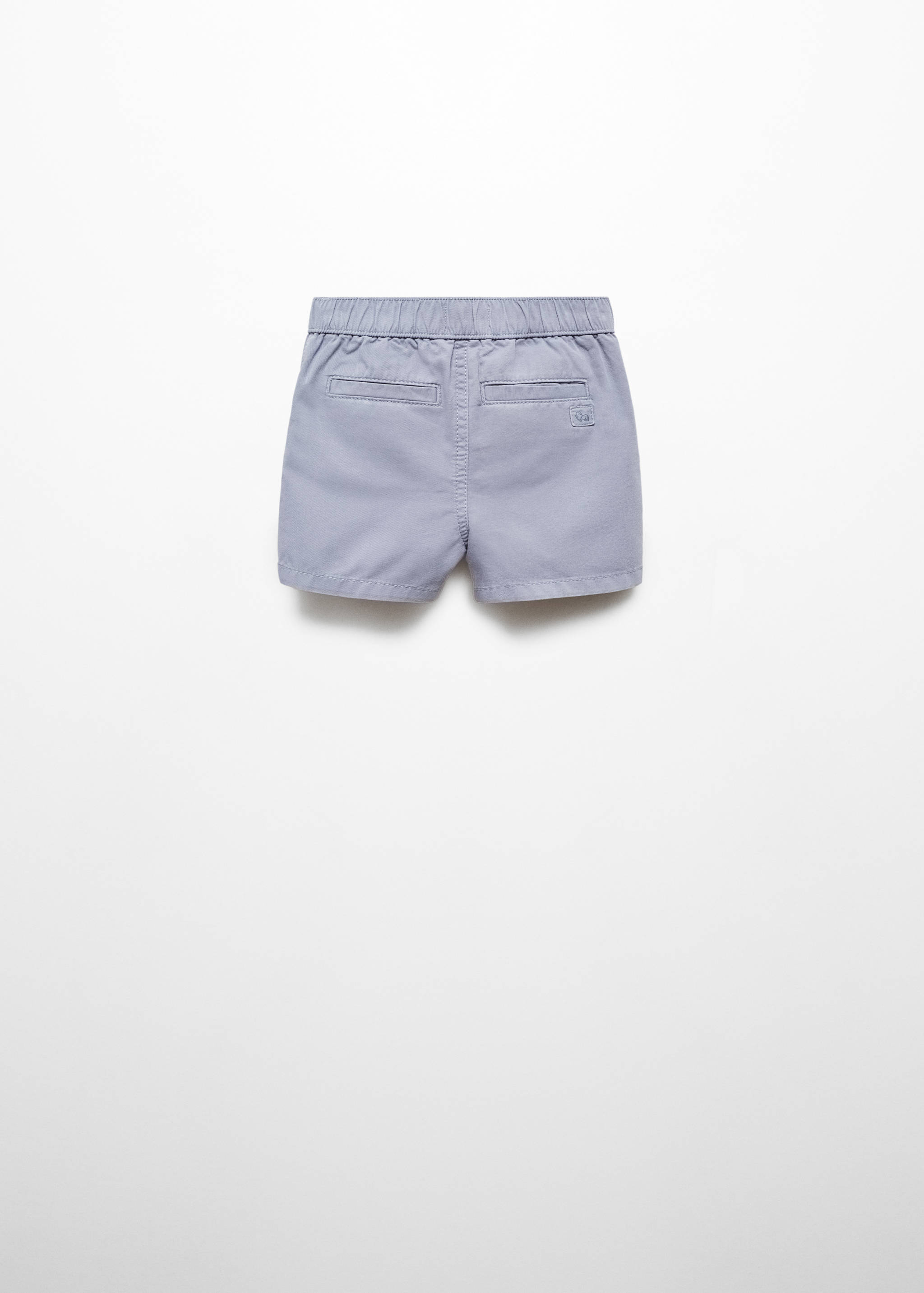 Slim-fit chino cotton bermuda shorts - Reverse of the article