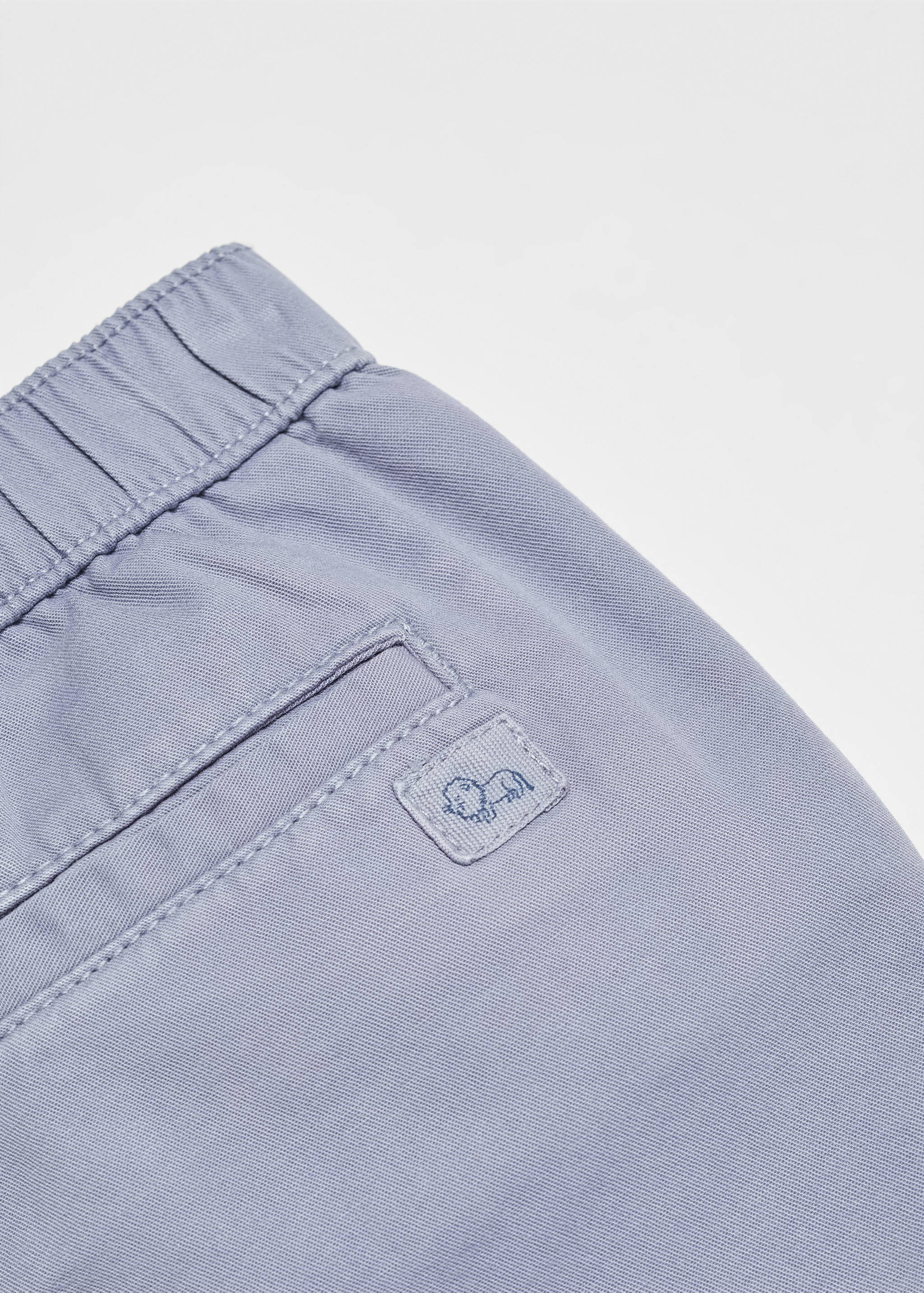 Slim-fit chino cotton bermuda shorts - Details of the article 0