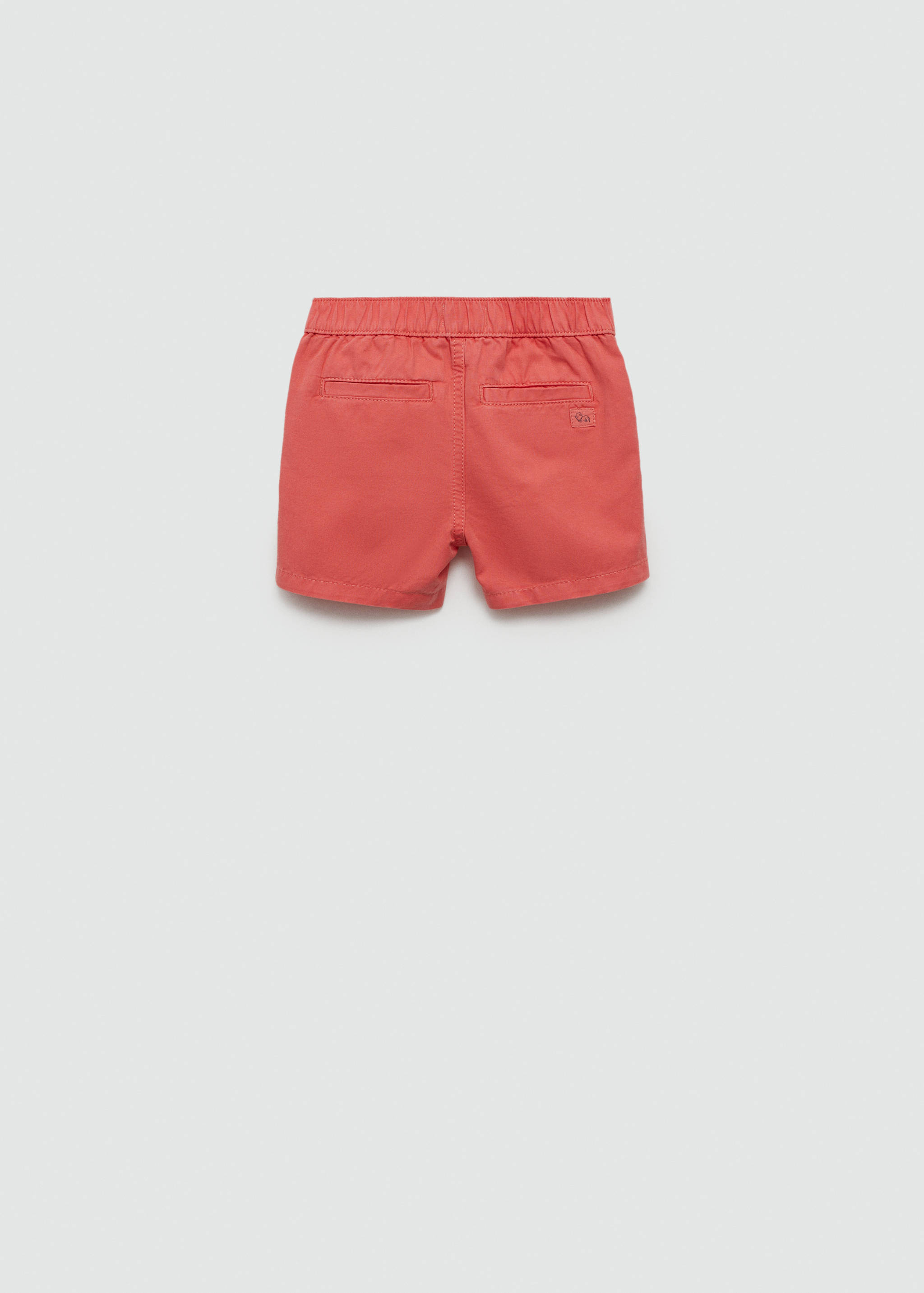 Slim-fit chino cotton bermuda shorts - Reverse of the article