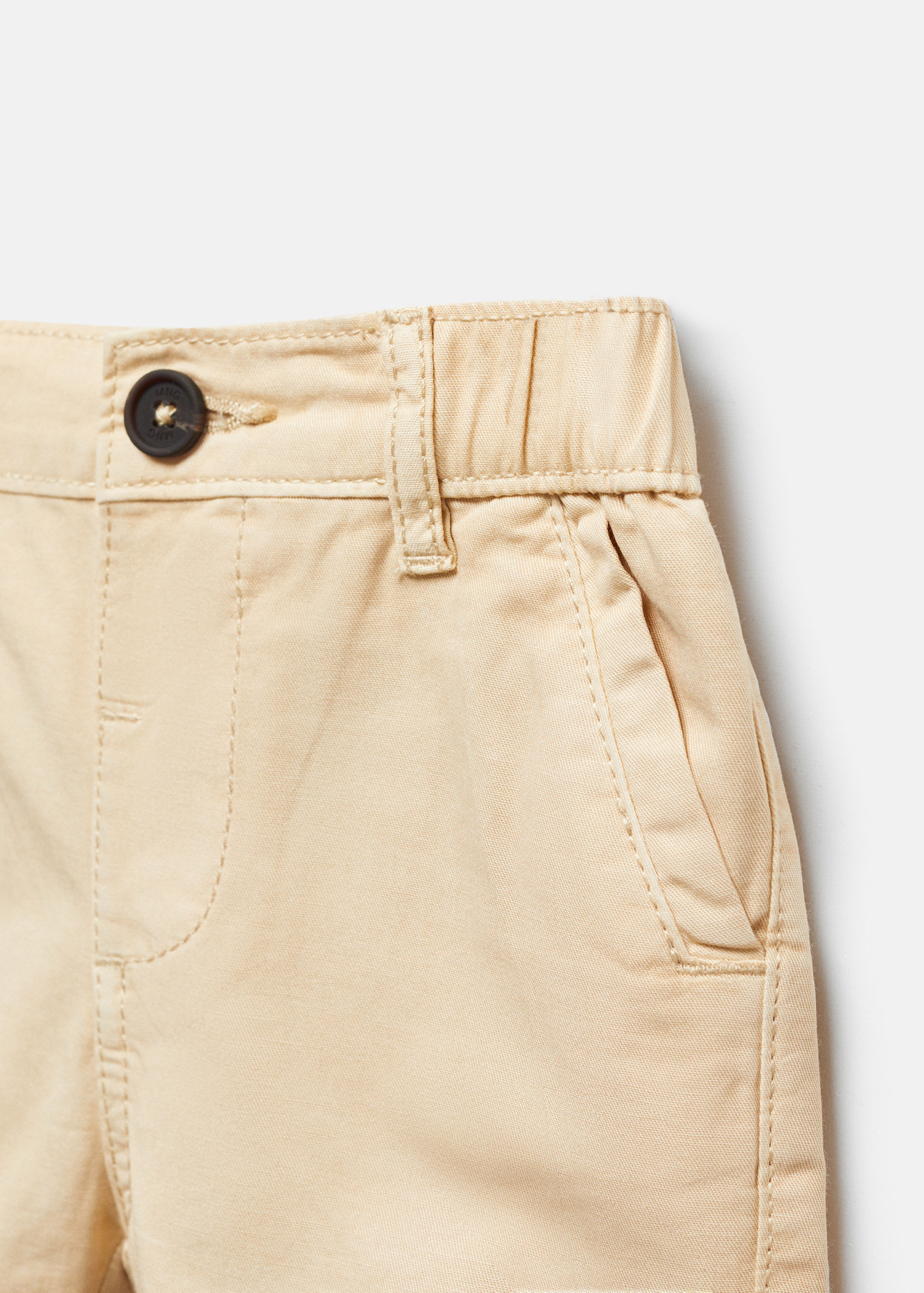 Slim-Fit-Bermudashorts im Chino-Stil aus Baumwolle - Detail des Artikels 8