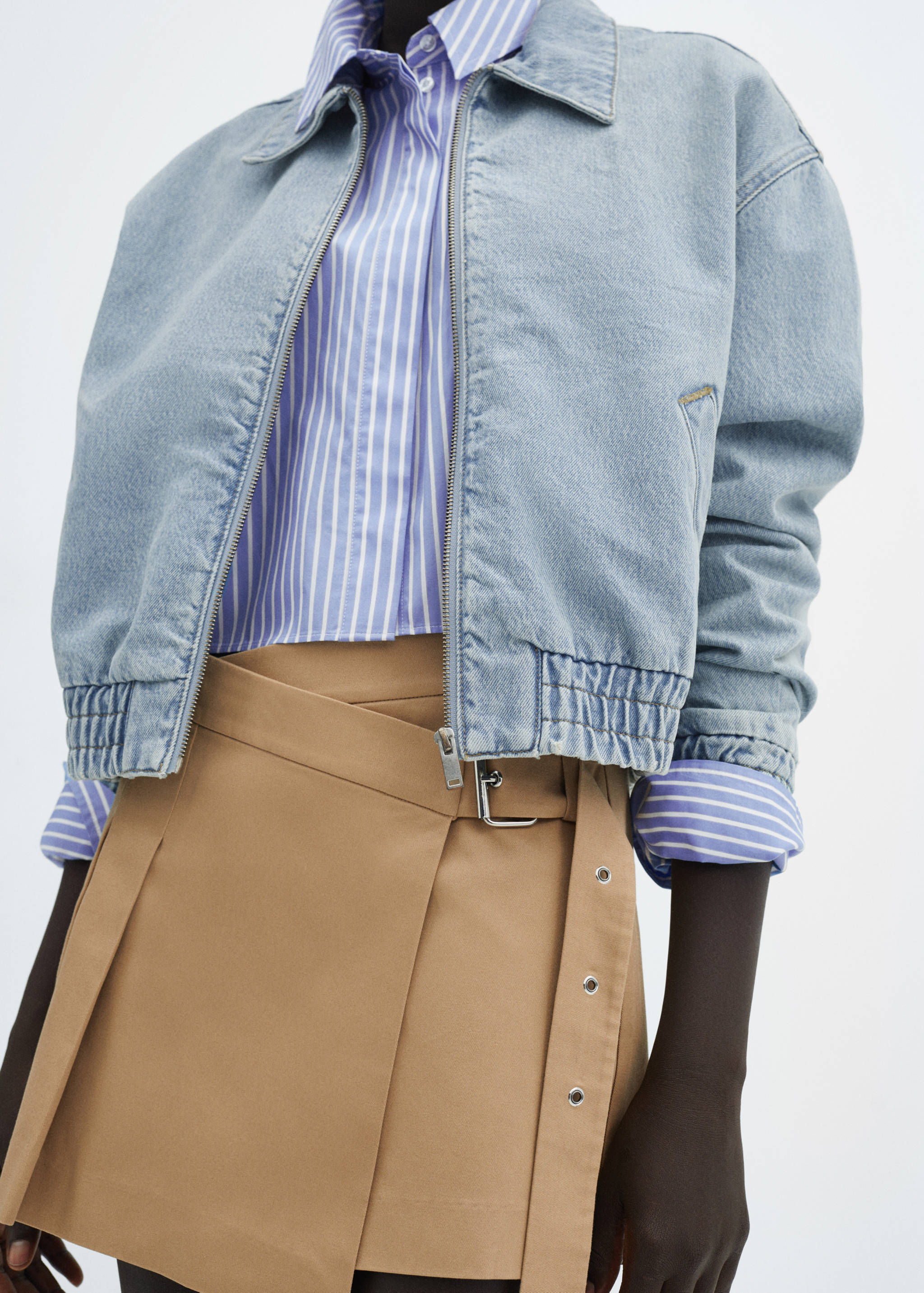 Skjørt med folder og spenne - Artikkeldetalj 6