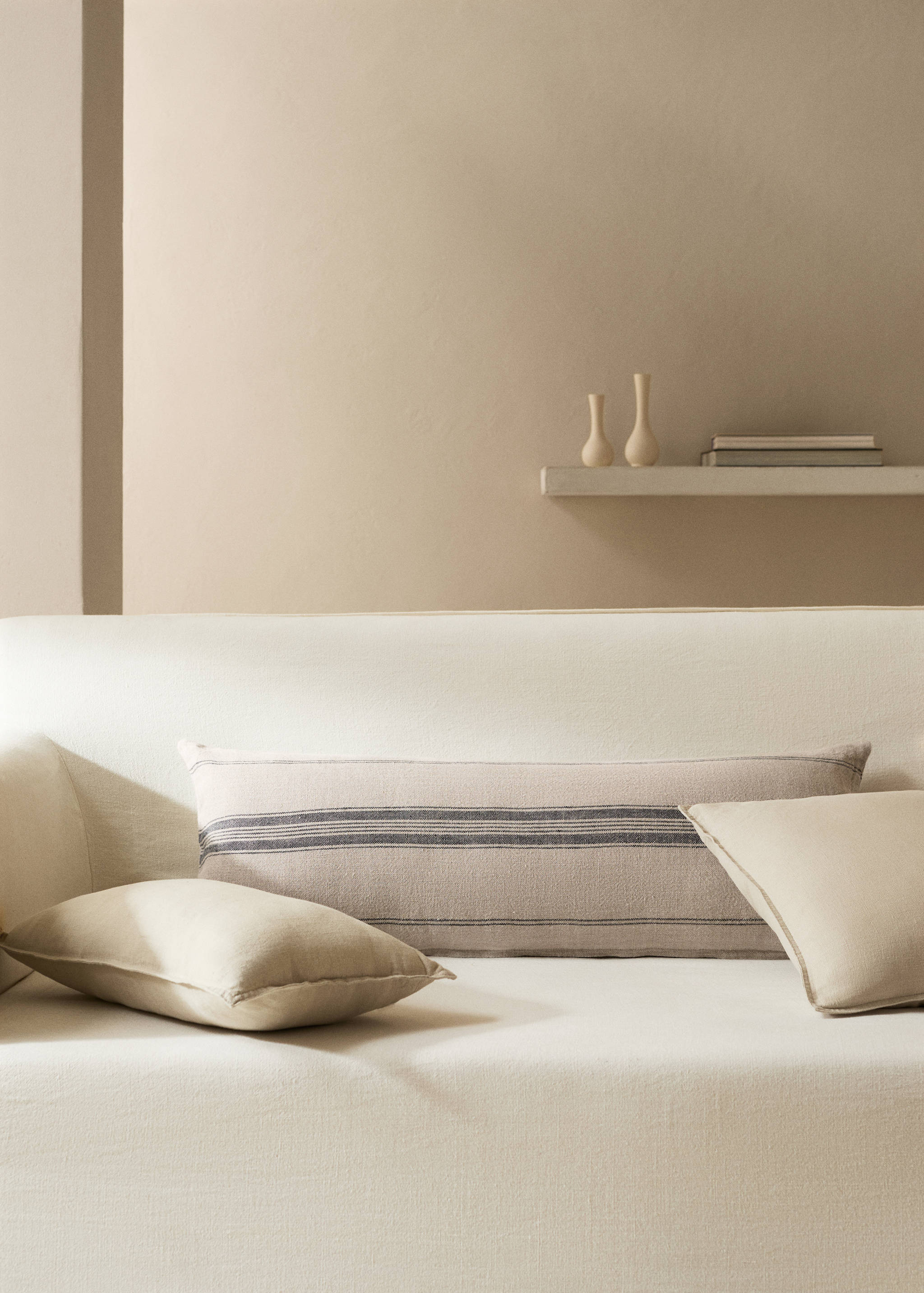 100% linen cushion cover 35x90cm - General plane