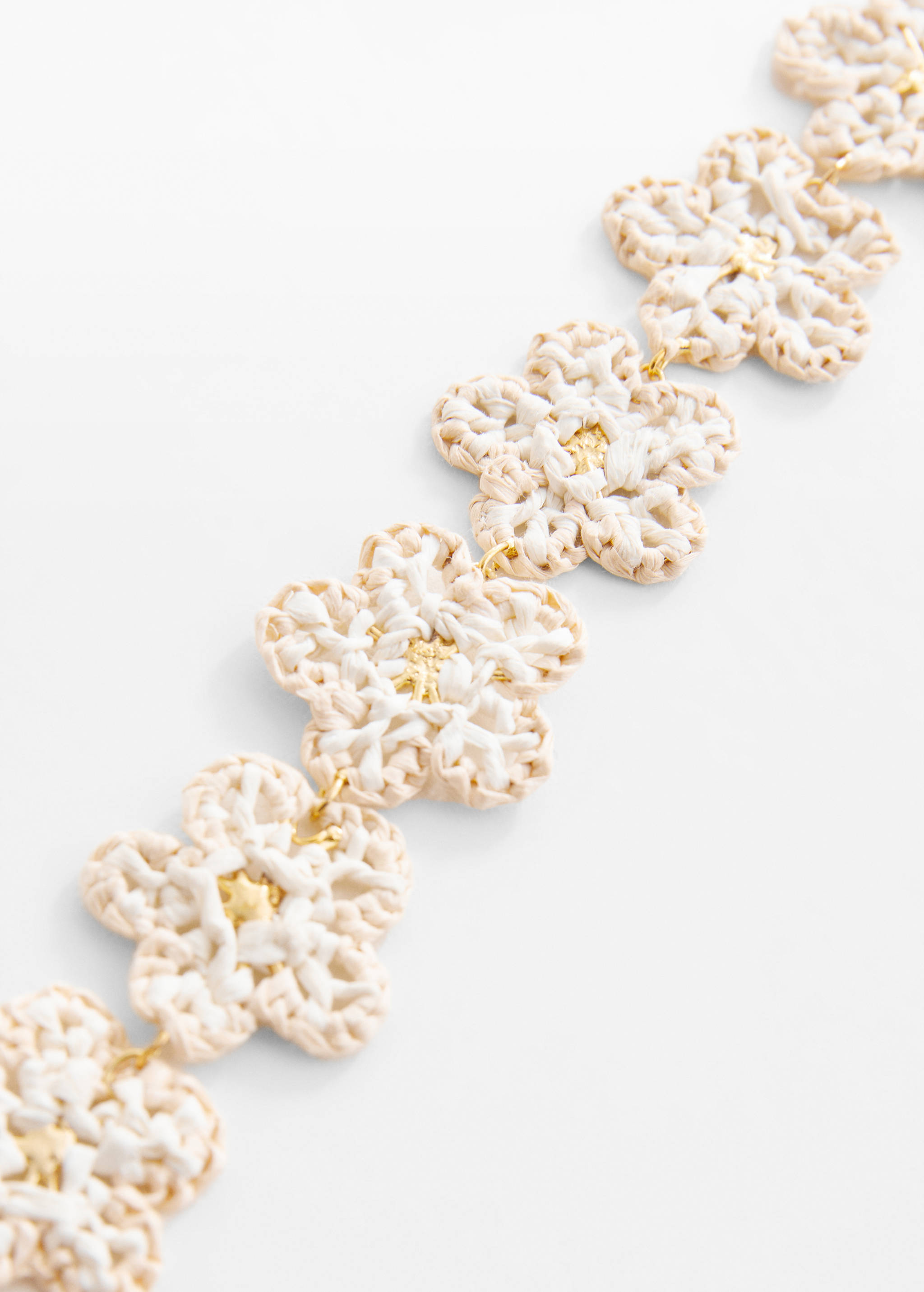 Flower necklace - Medium plane