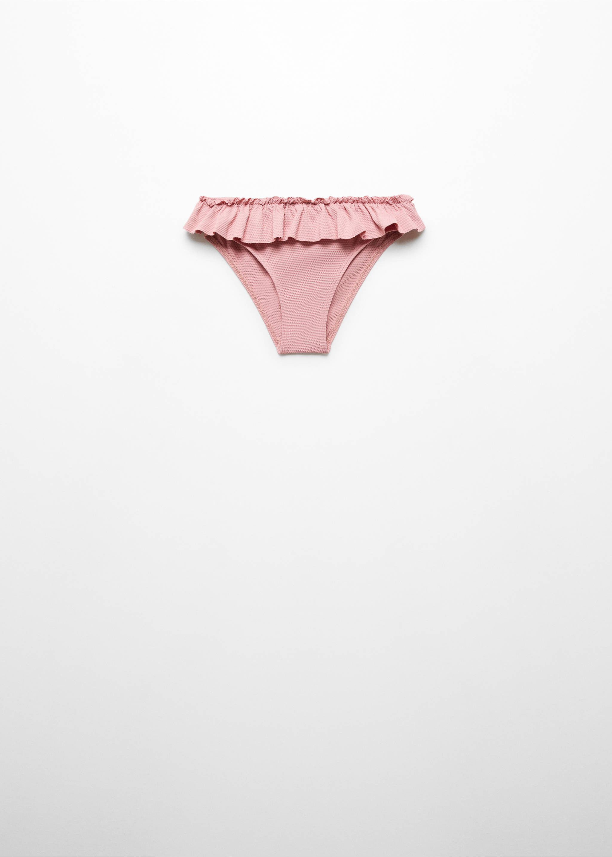 Bikini bottoms with ruffles - Article without model, Pale Pink. Ref: 67086012-00.